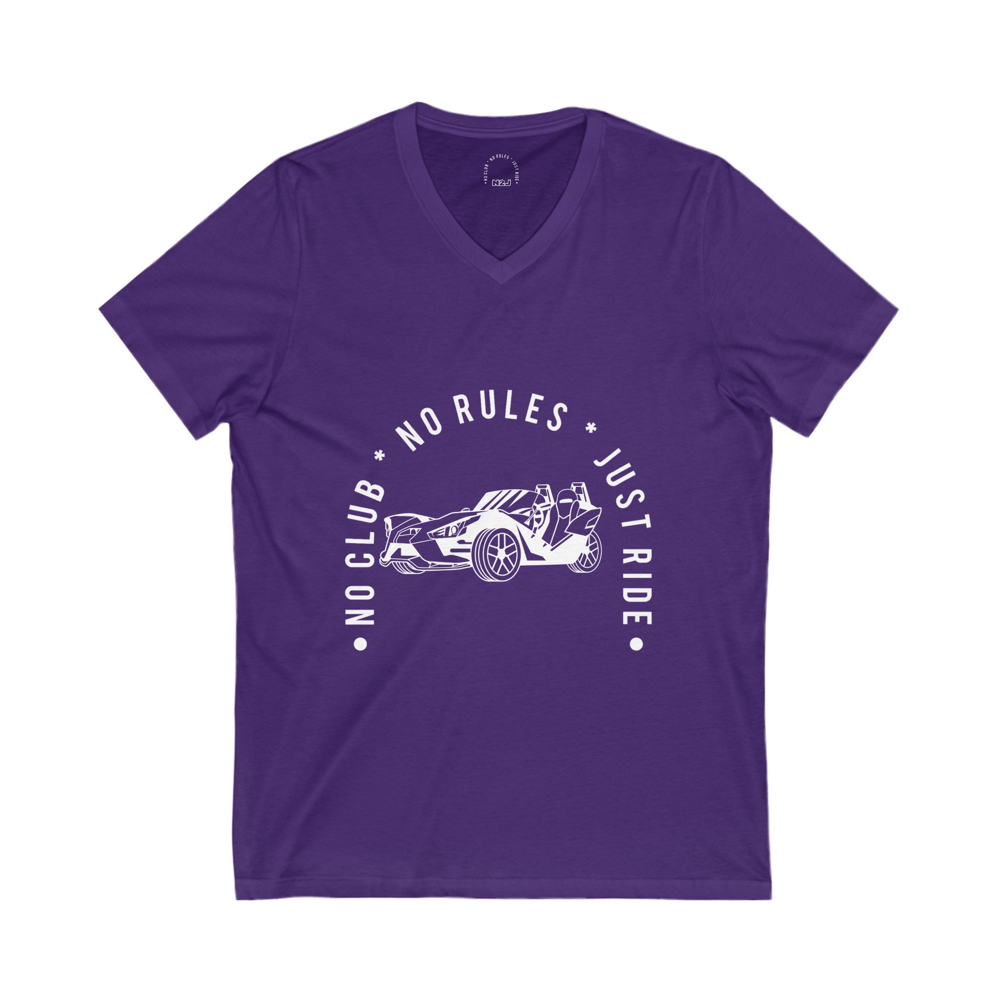 N2J slingshot 1 no logo Unisex Jersey Short Sleeve V-Neck Tee