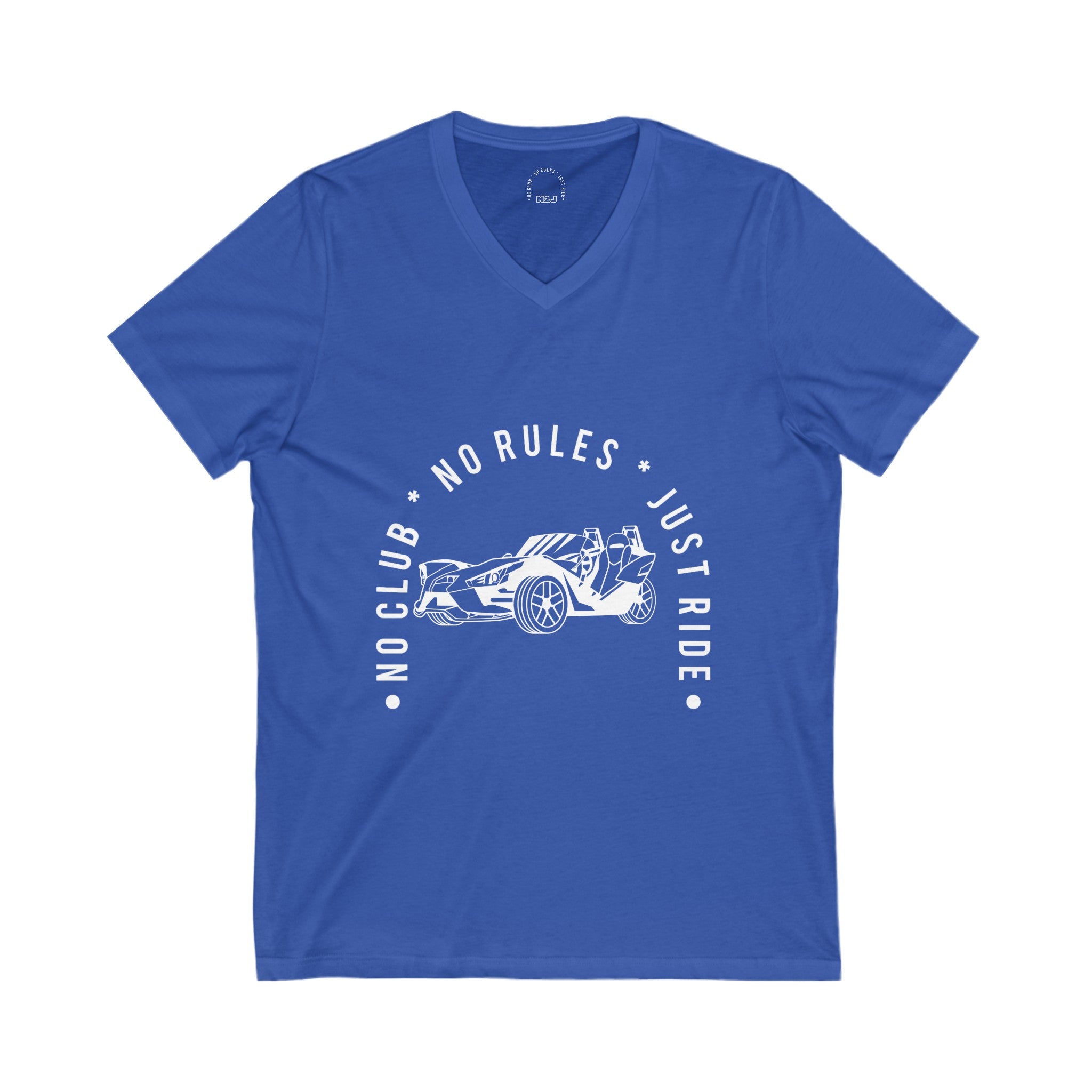 N2J slingshot 1 no logo Unisex Jersey Short Sleeve V-Neck Tee