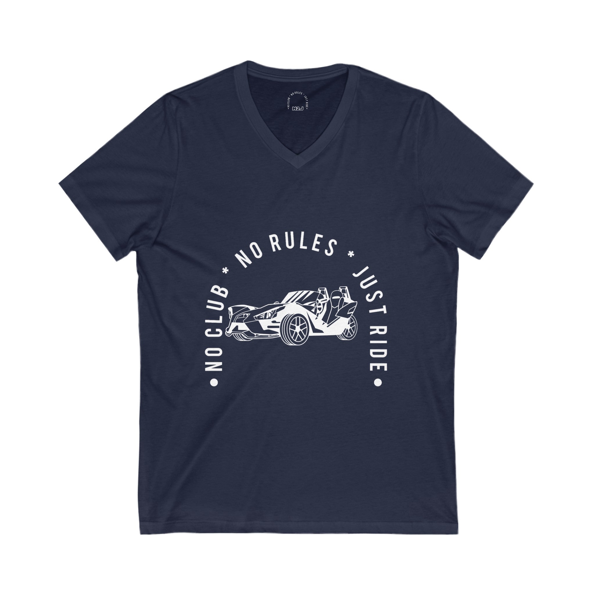 N2J slingshot 1 no logo Unisex Jersey Short Sleeve V-Neck Tee