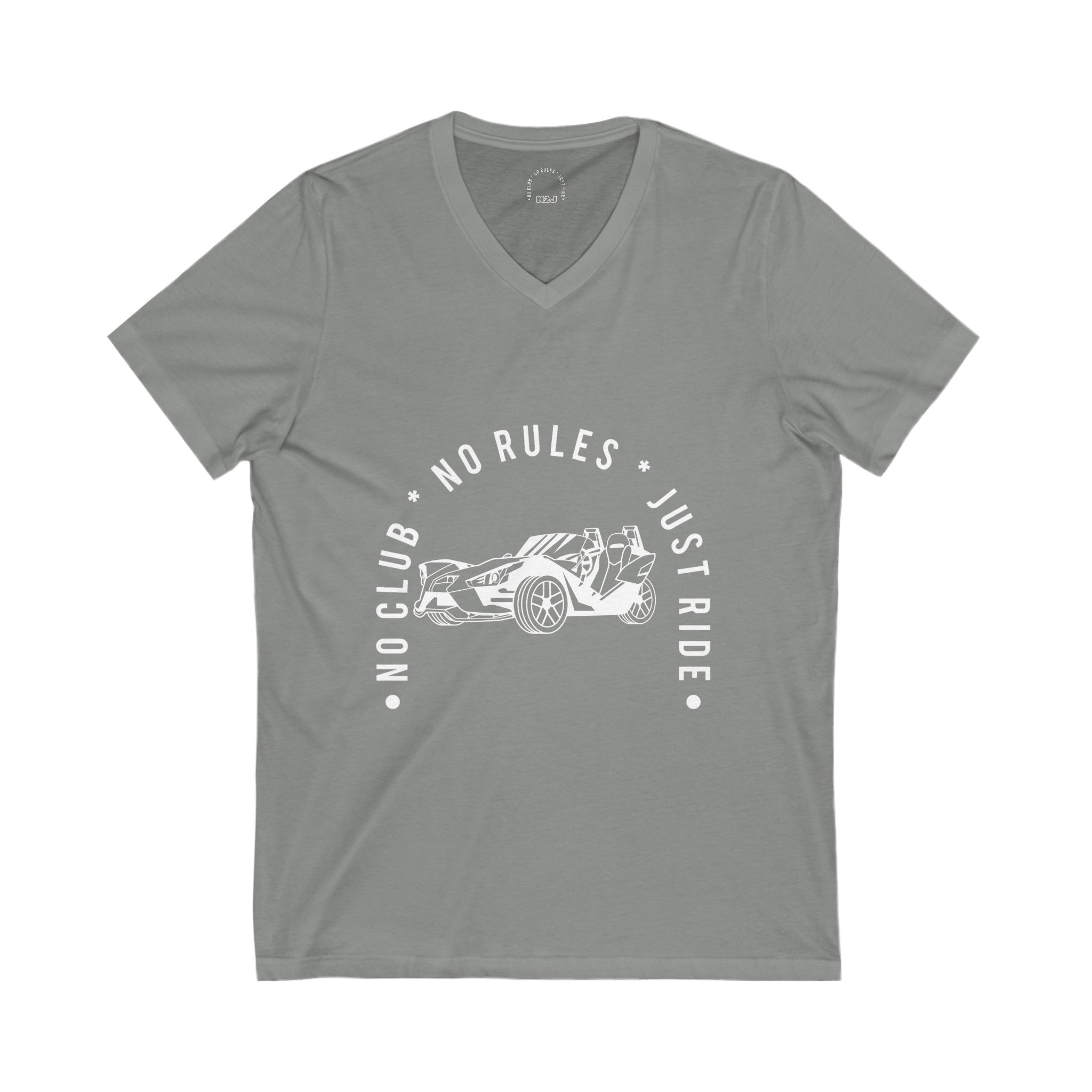 N2J slingshot 1 no logo Unisex Jersey Short Sleeve V-Neck Tee
