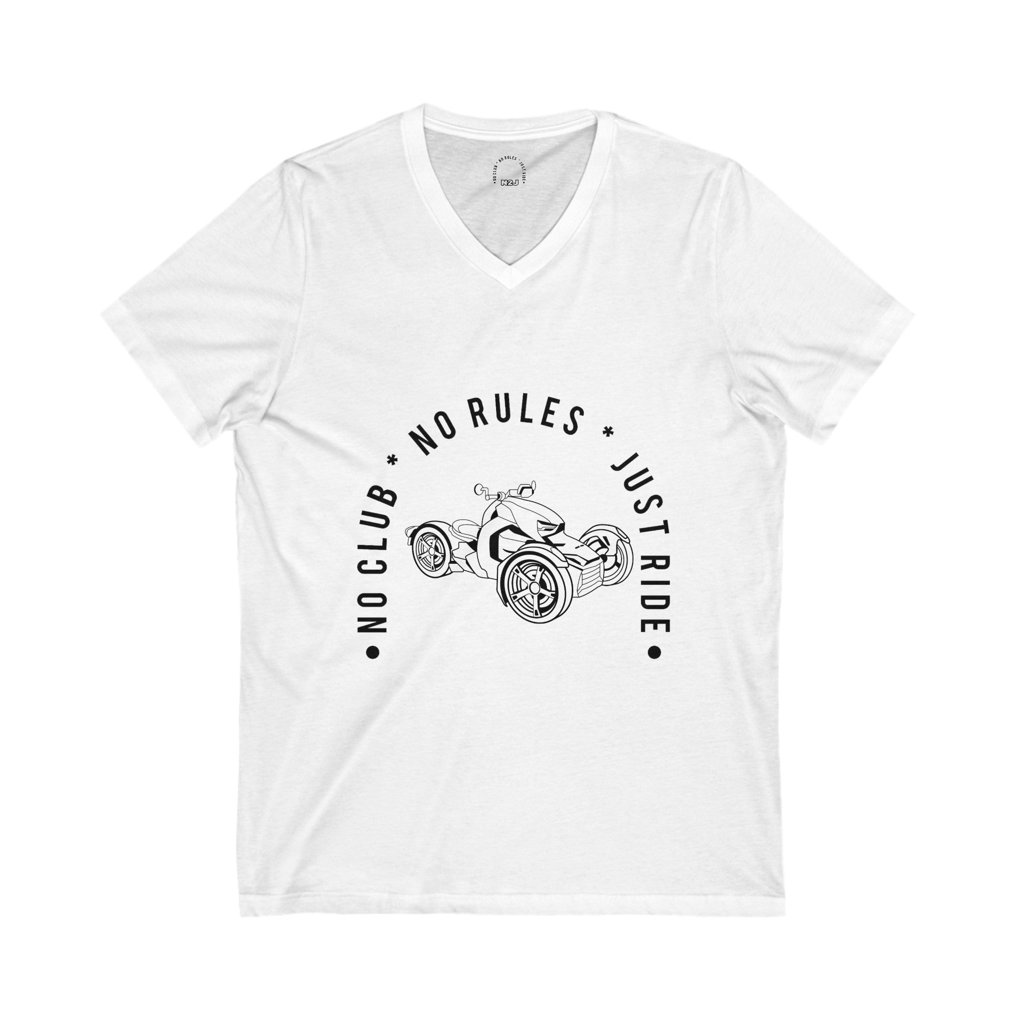 N2J Ryker 2023 No logo Unisex Jersey Short Sleeve V-Neck Tee