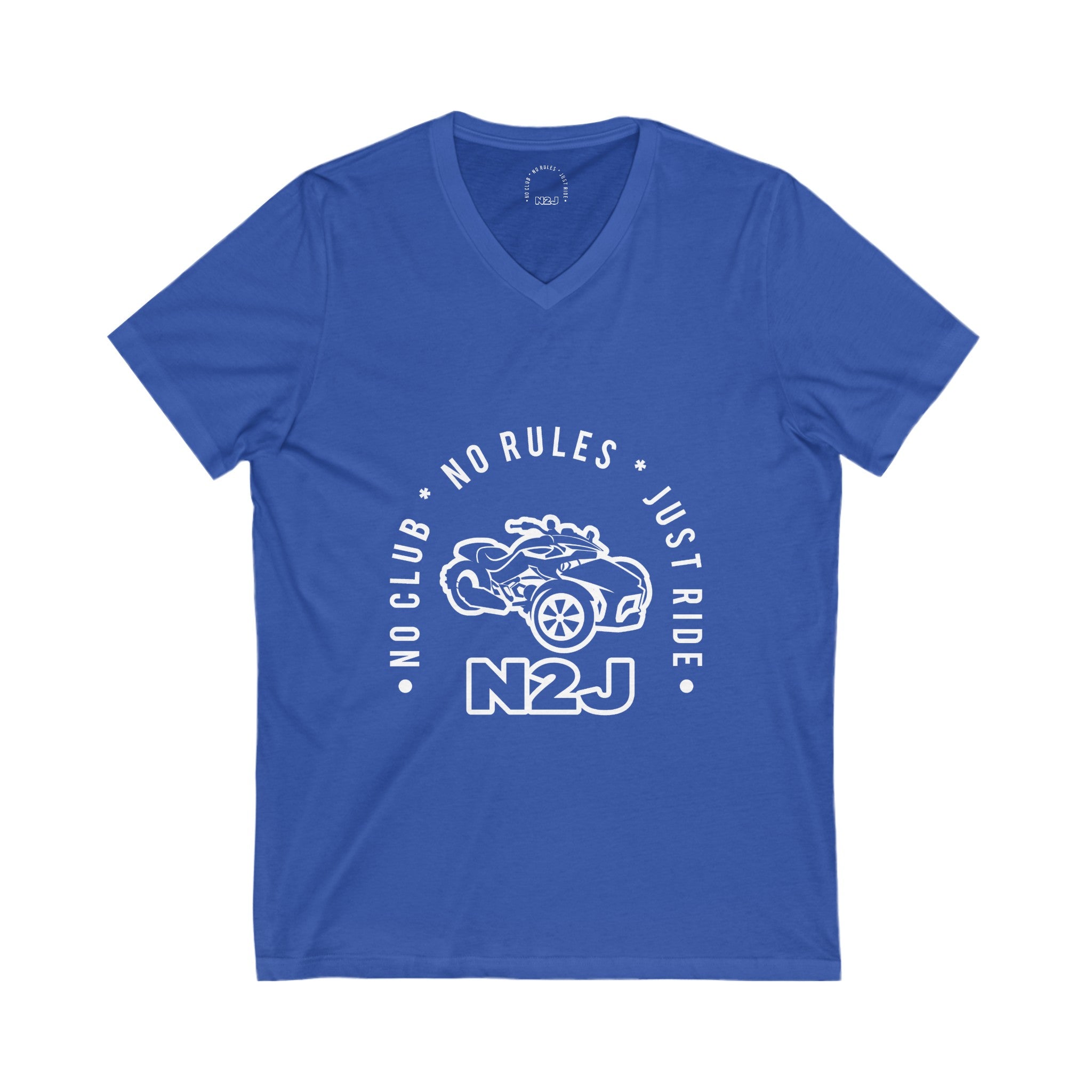 N2J Unisex Jersey Short Sleeve V-Neck Tee