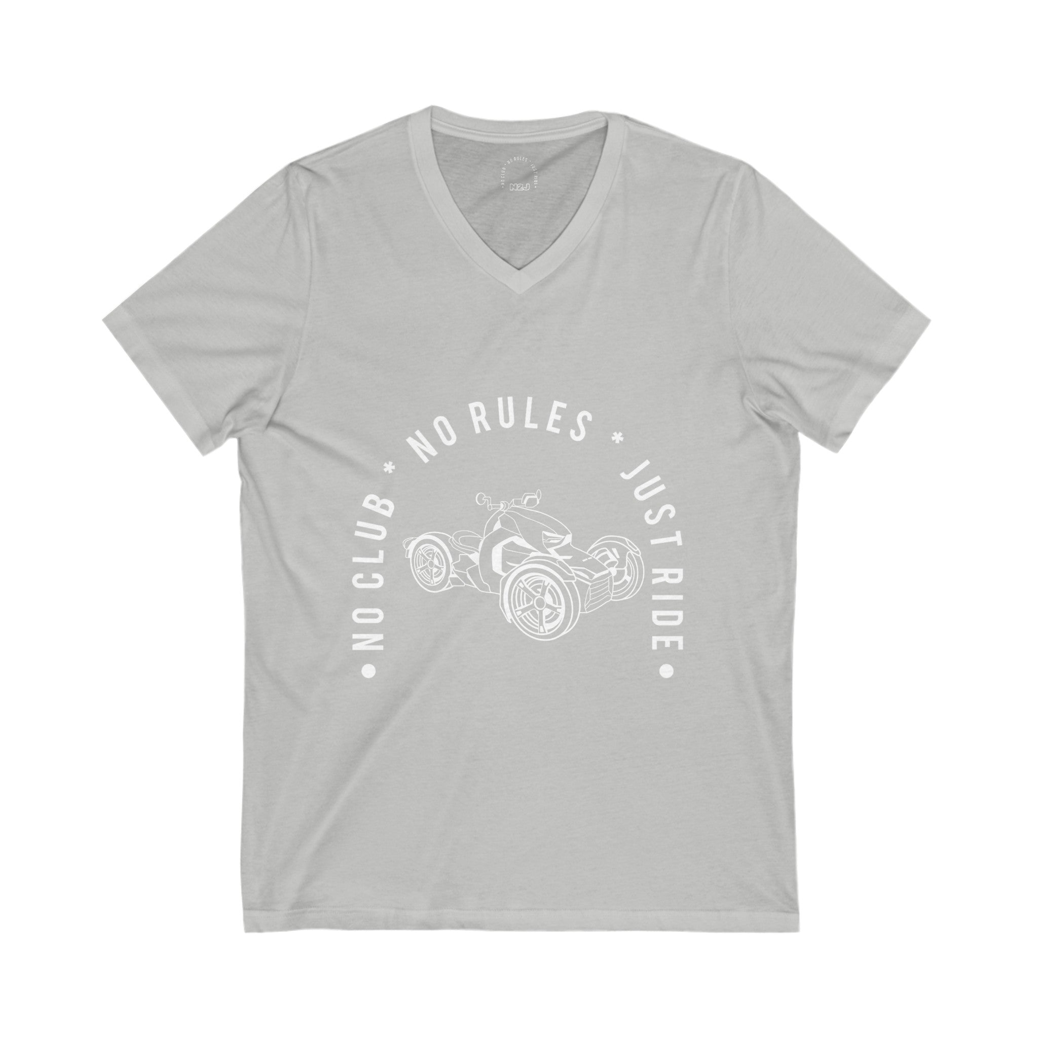 N2J Ryker 2023 No logo Unisex Jersey Short Sleeve V-Neck Tee