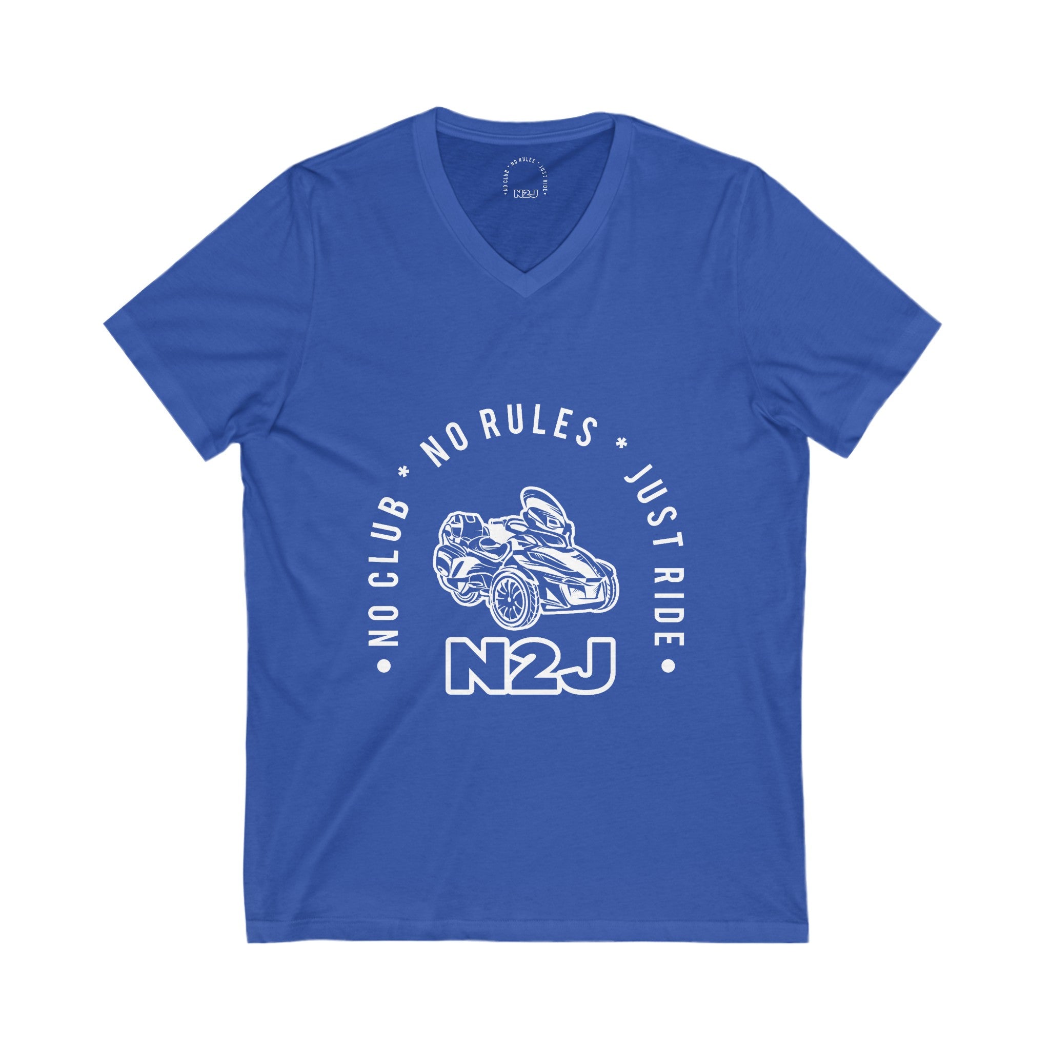 N2J Main 2 Unisex Jersey Short Sleeve V-Neck Tee