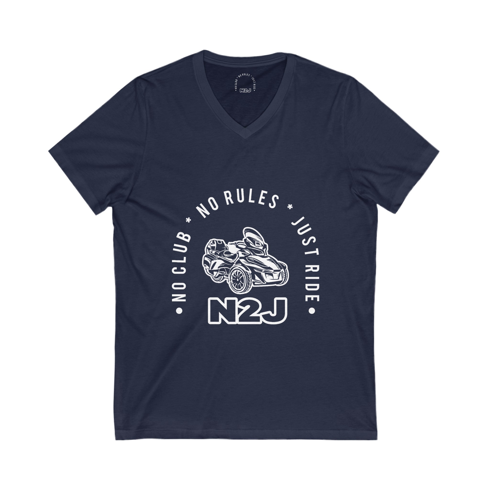 N2J Main 2 Unisex Jersey Short Sleeve V-Neck Tee
