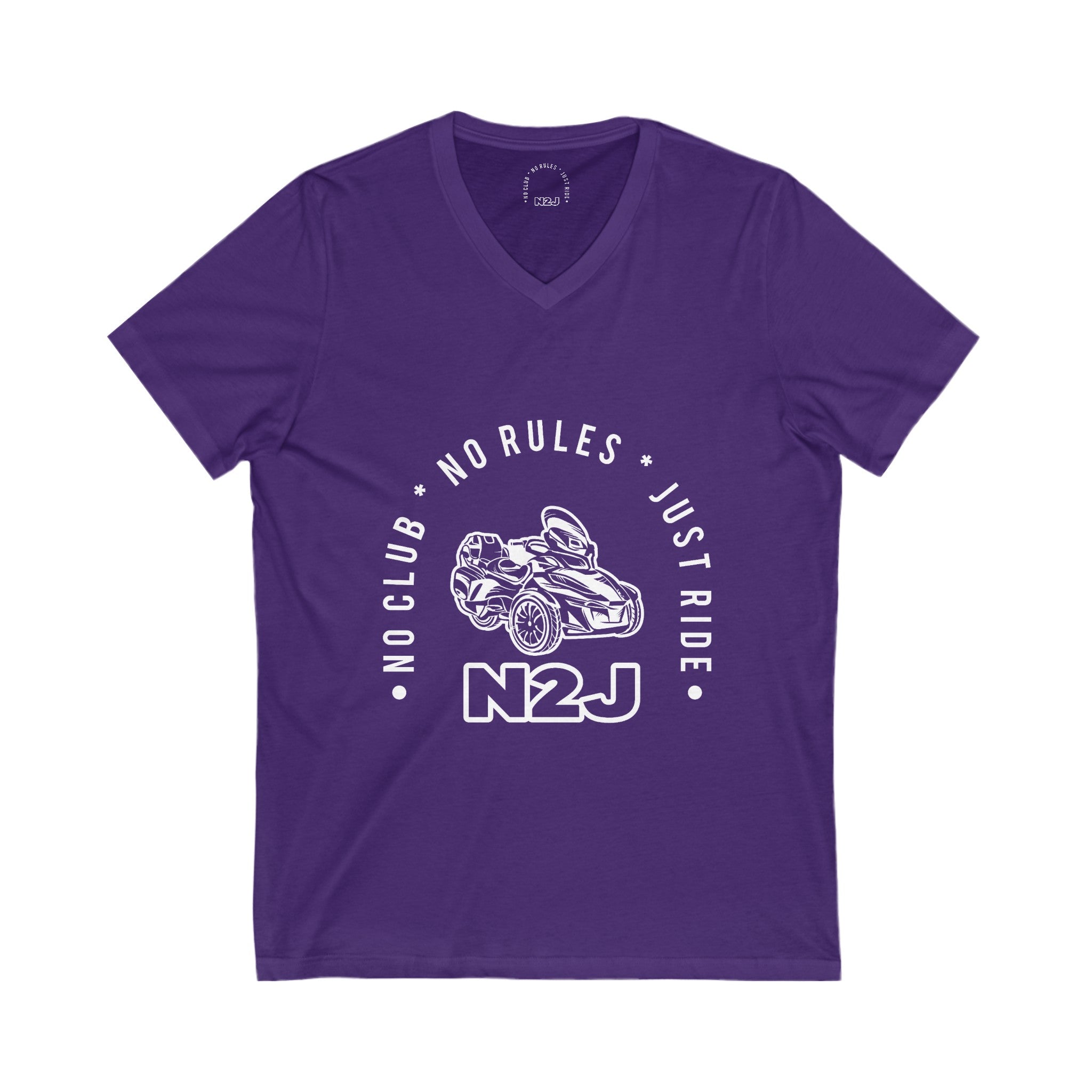 N2J Main 2 Unisex Jersey Short Sleeve V-Neck Tee