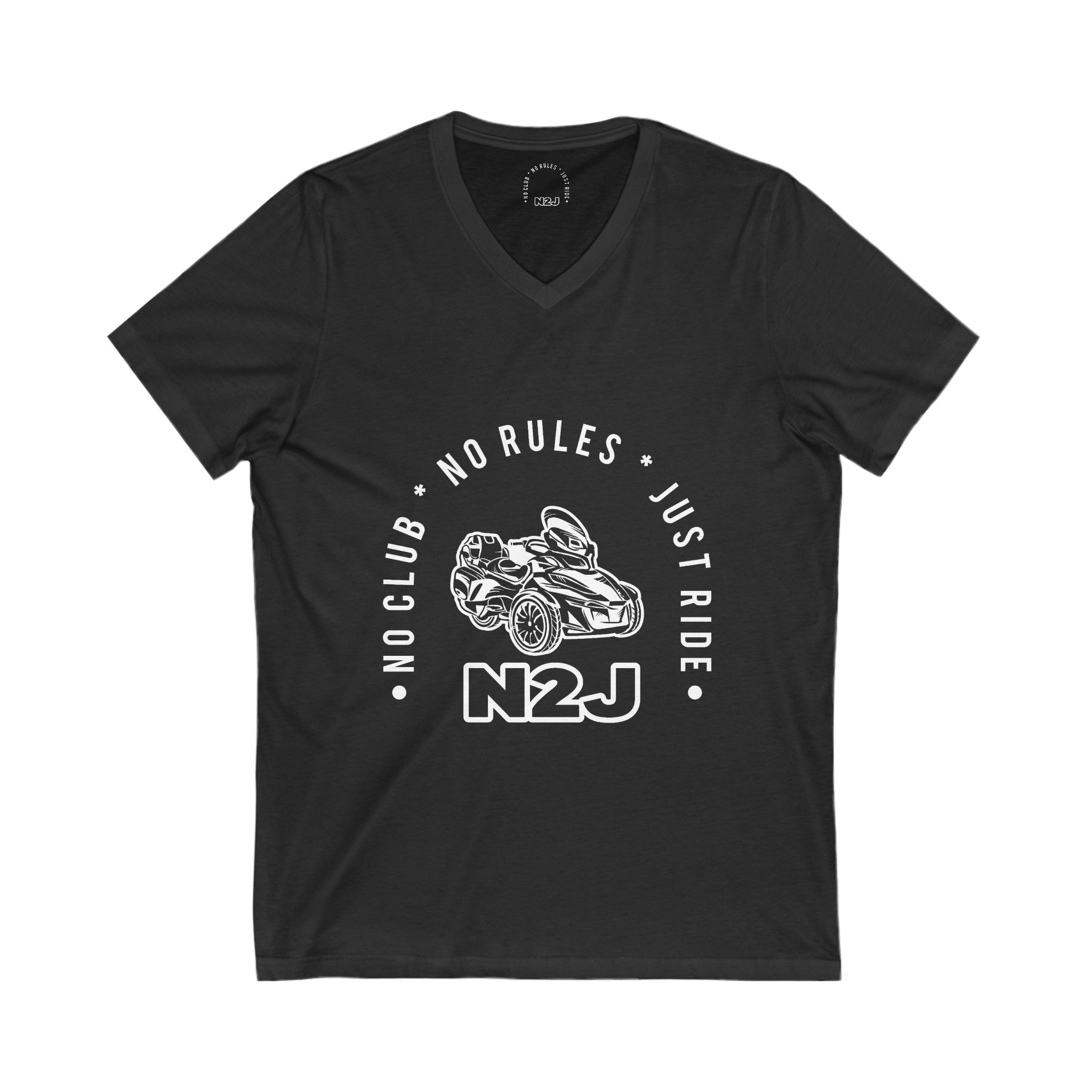 N2J Main 2 Unisex Jersey Short Sleeve V-Neck Tee