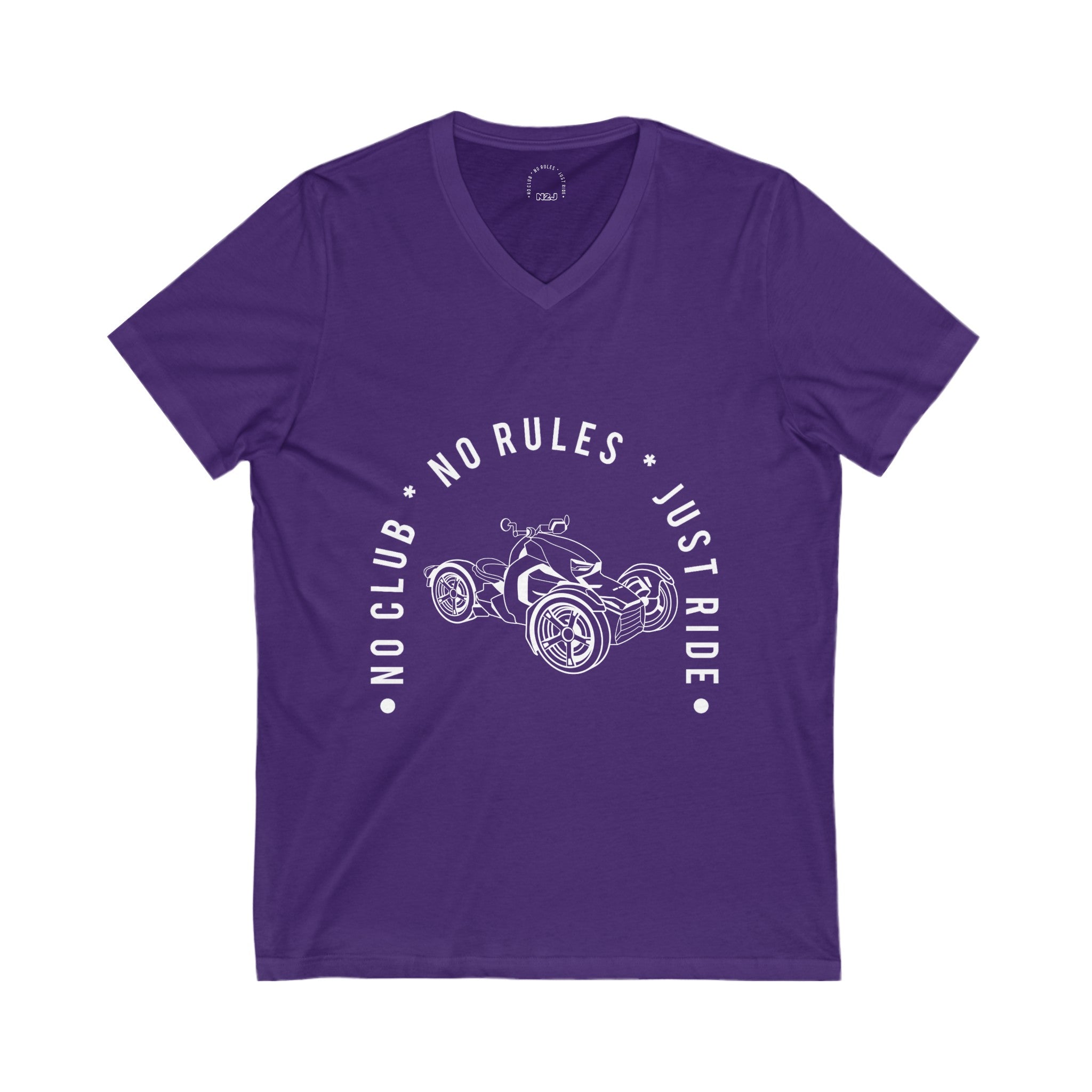 N2J Ryker 2023 No logo Unisex Jersey Short Sleeve V-Neck Tee