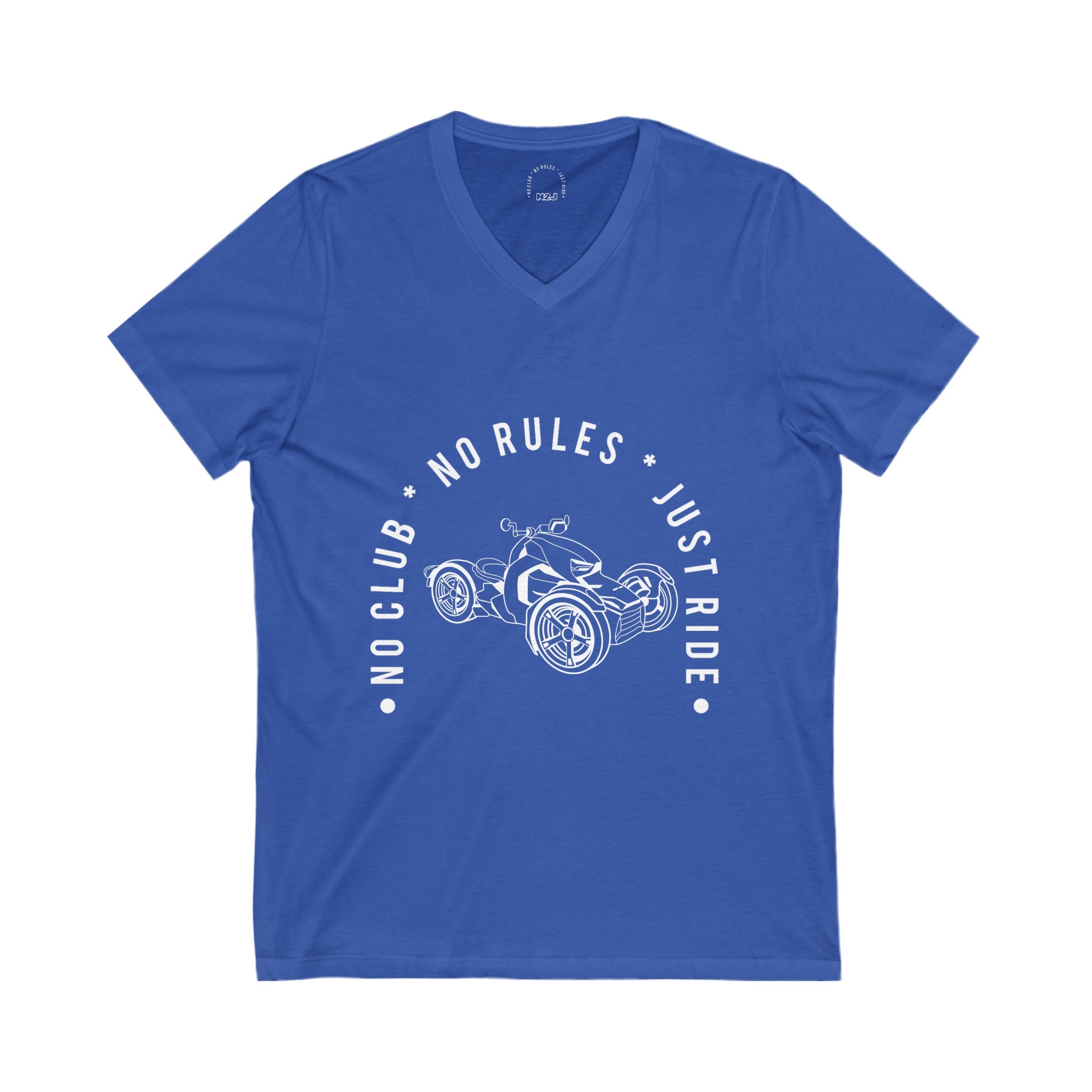 N2J Ryker 2023 No logo Unisex Jersey Short Sleeve V-Neck Tee