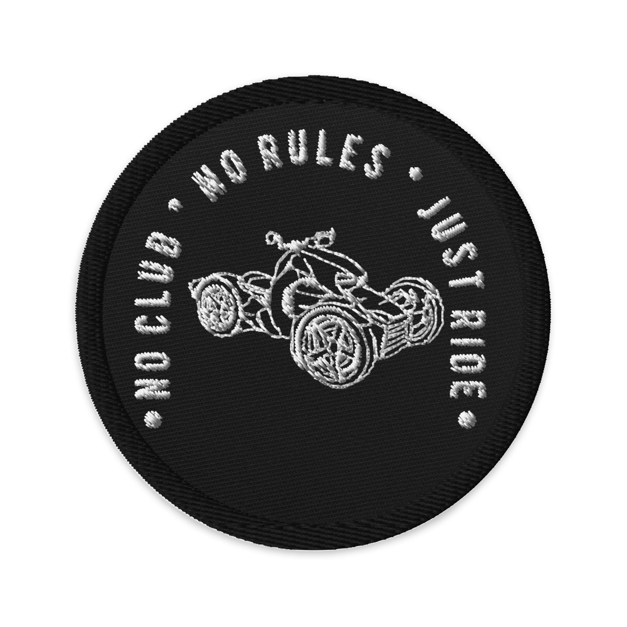 N2J Ryker 2023 No logo Embroidered patches