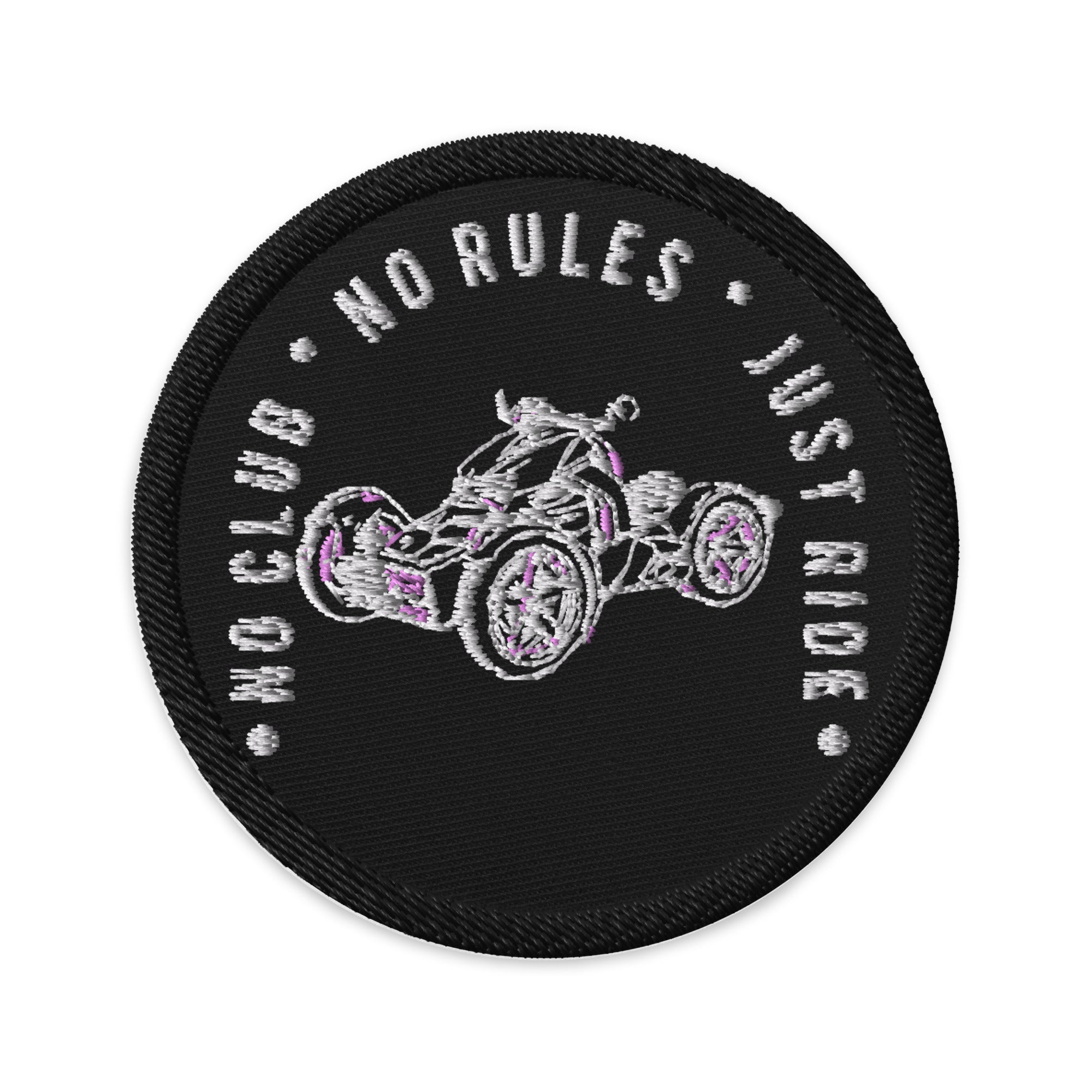 N2J Ryker no logo Embroidered patches