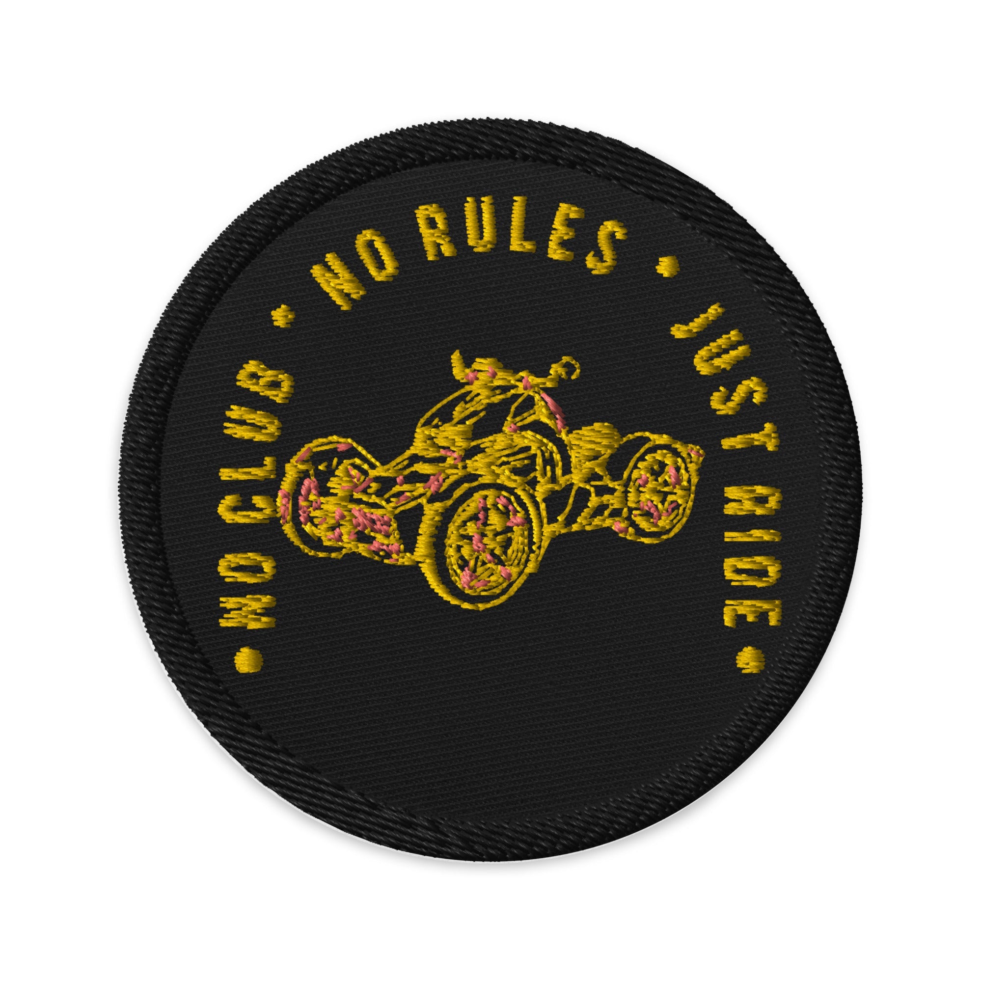 N2J Ryker no logo Embroidered patches