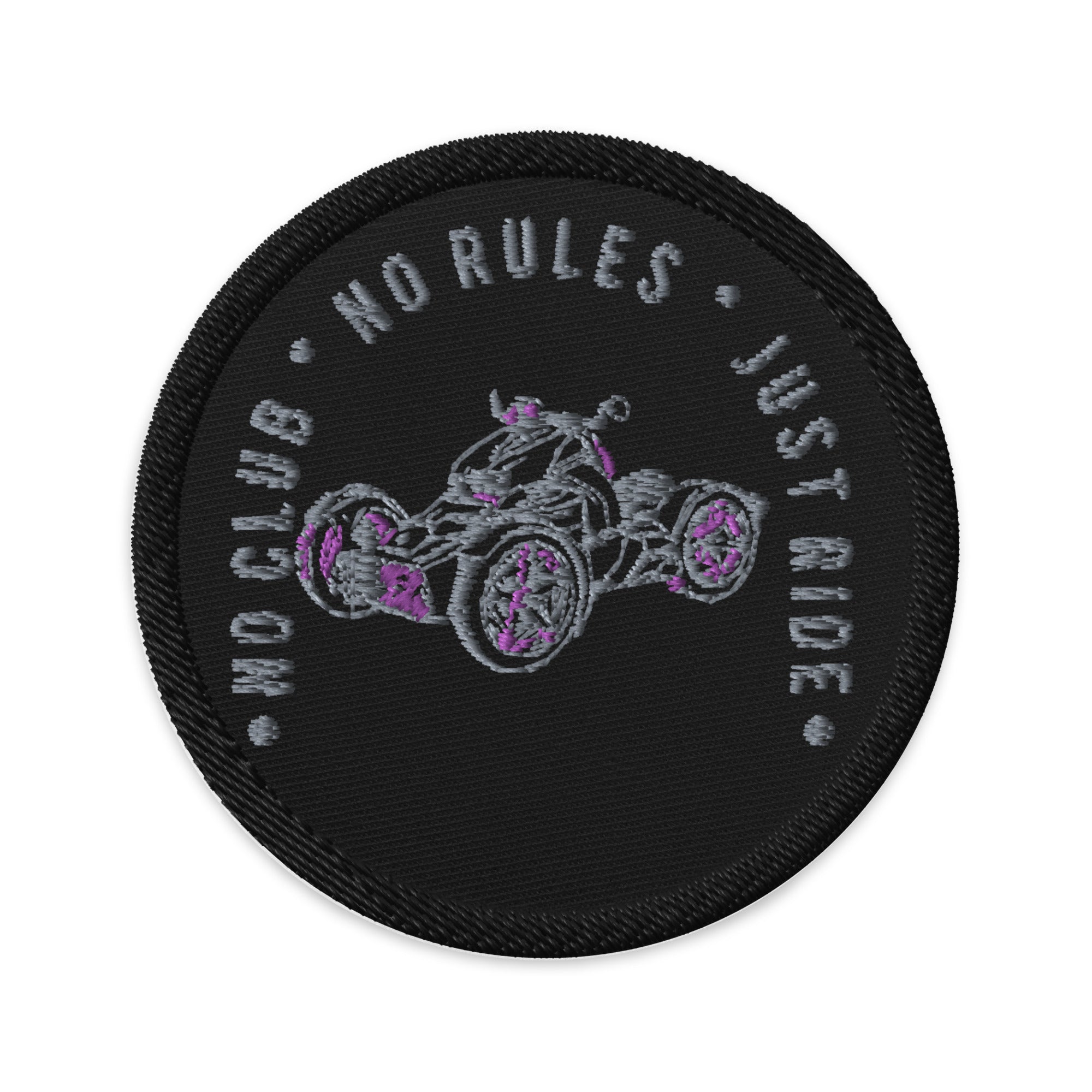 N2J Ryker no logo Embroidered patches