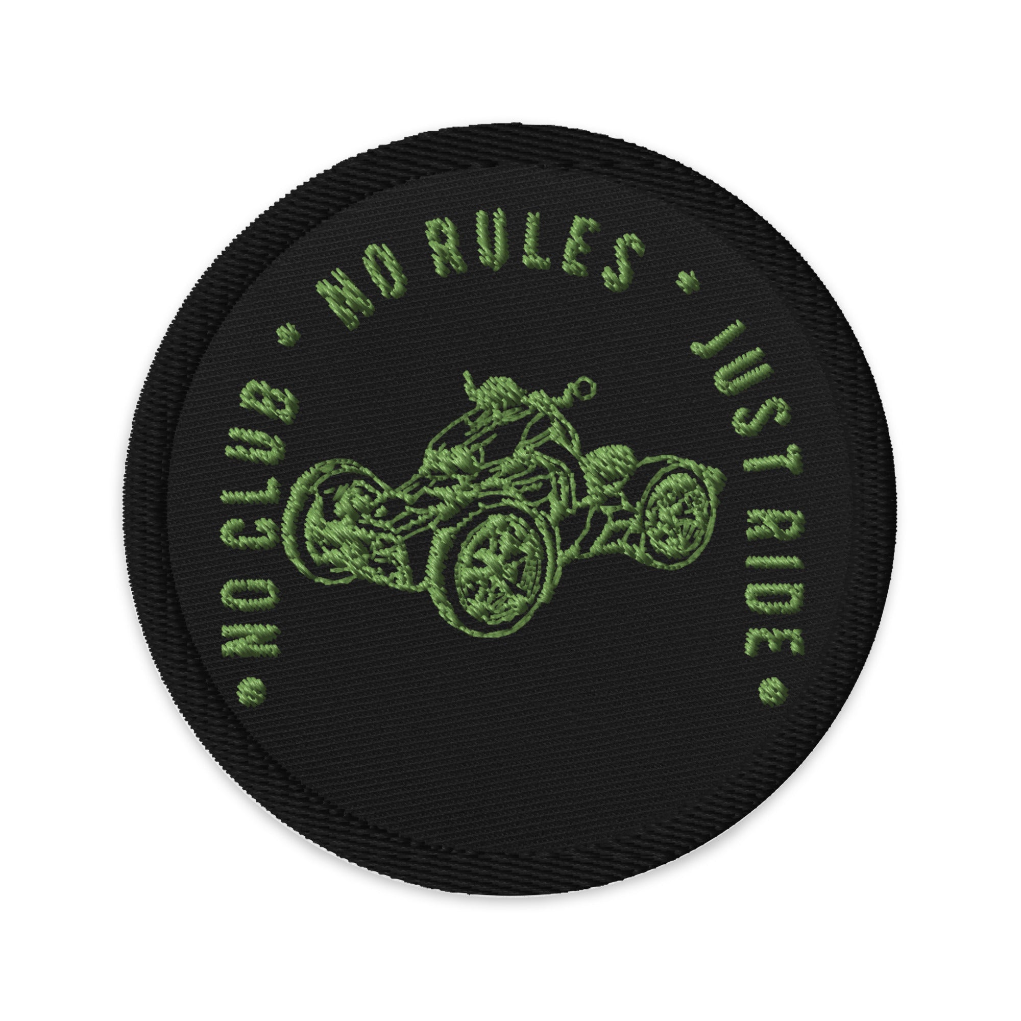 N2J Ryker no logo Embroidered patches