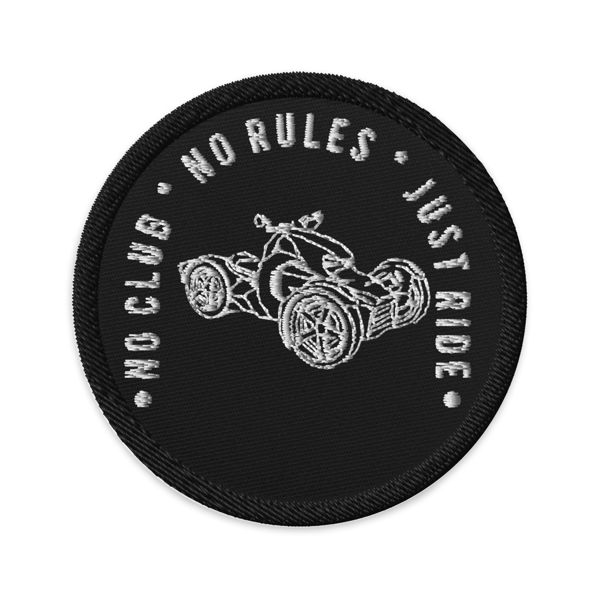 N2J Ryker 2023 No logo Embroidered patches