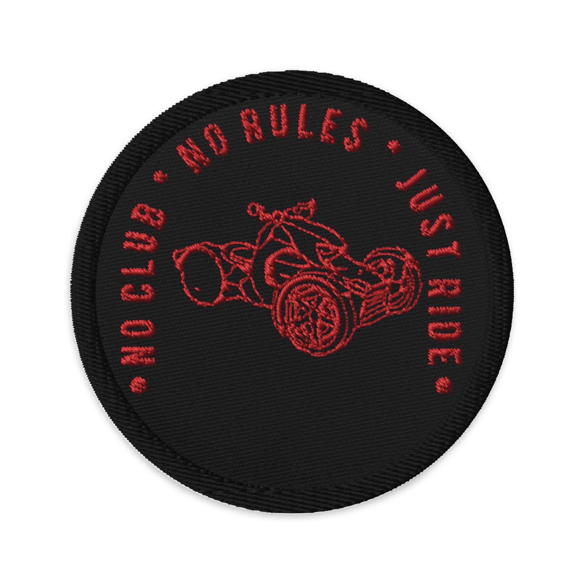N2J Ryker 2023 No logo Embroidered patches