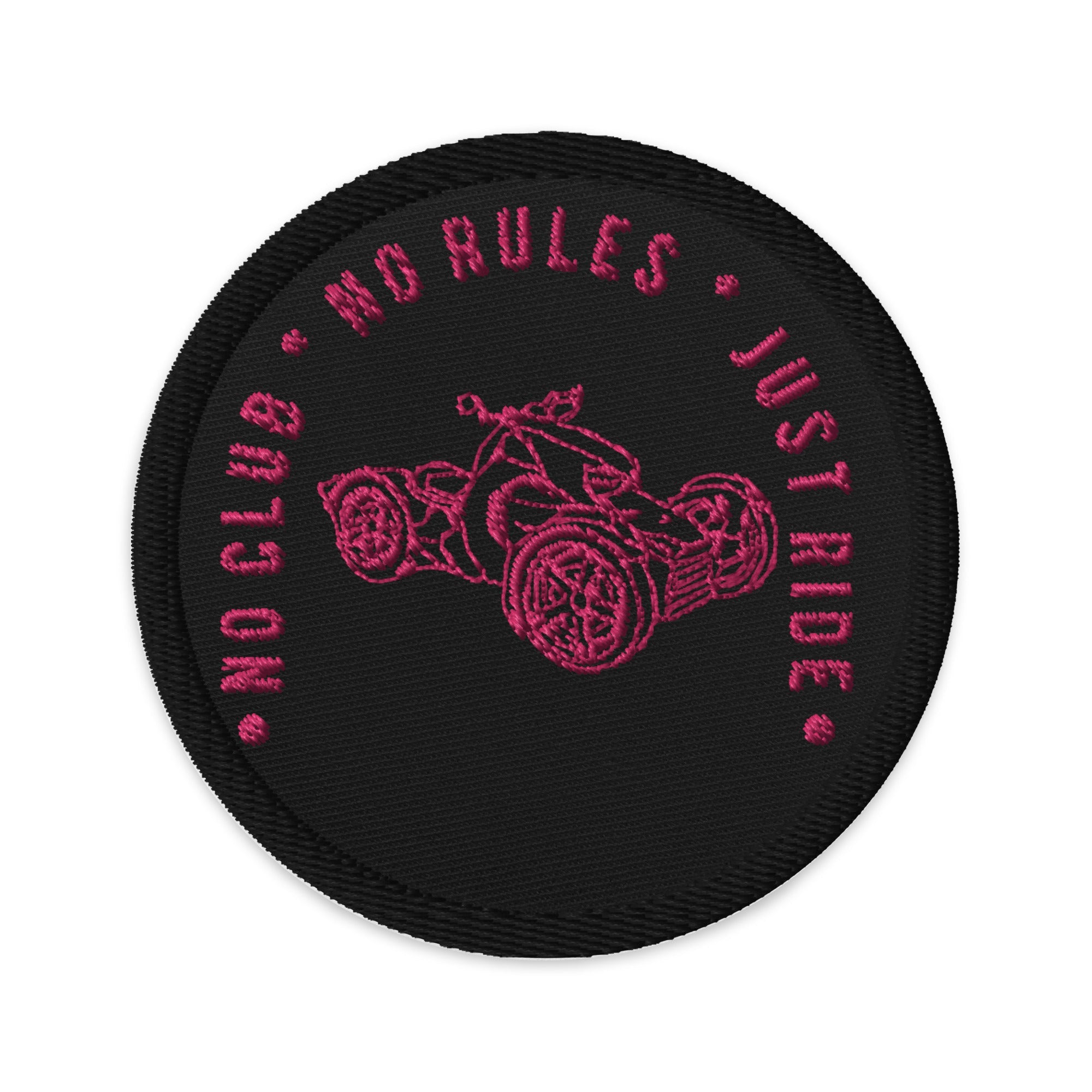 N2J Ryker 2023 No logo Embroidered patches