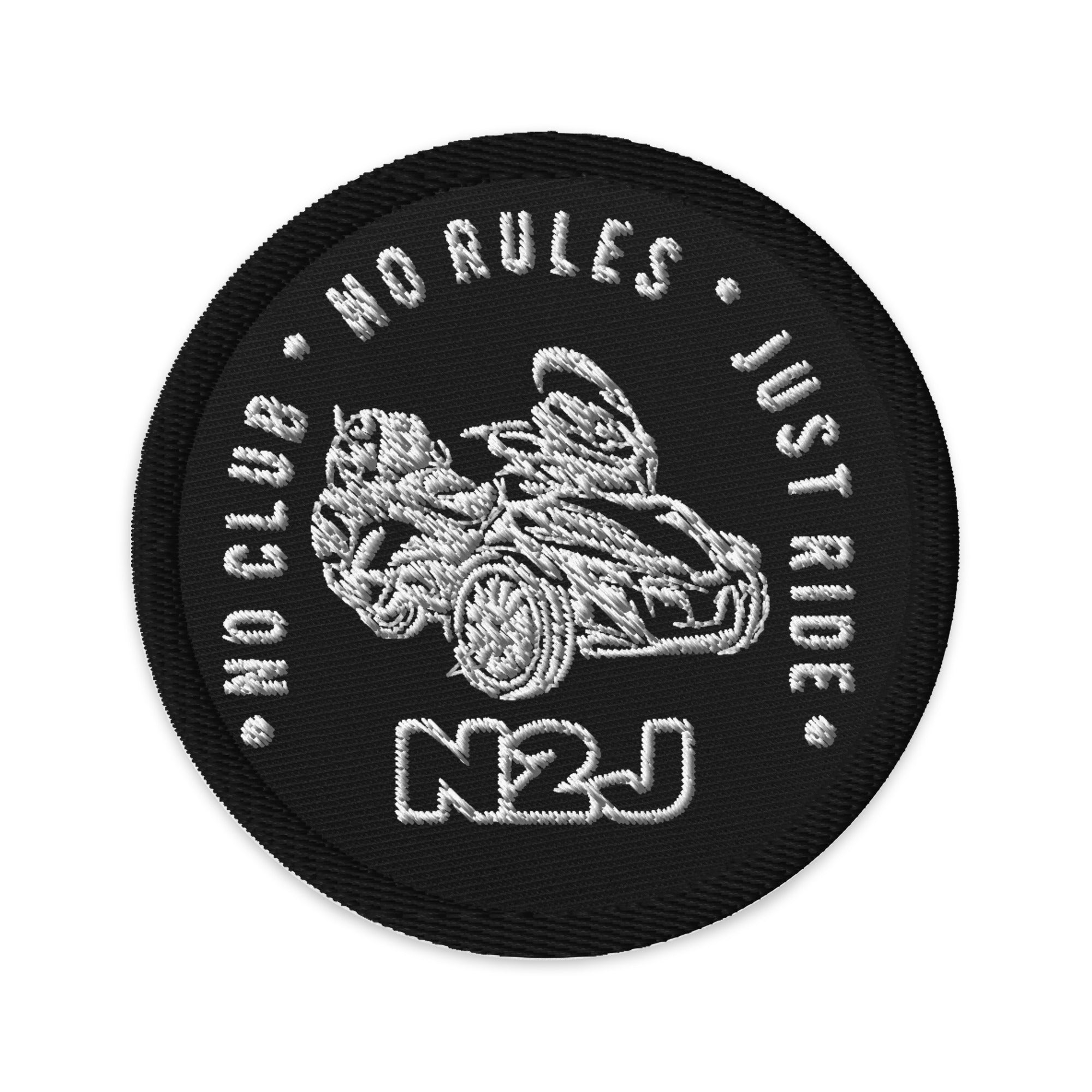N2J main RTL Embroidered patches