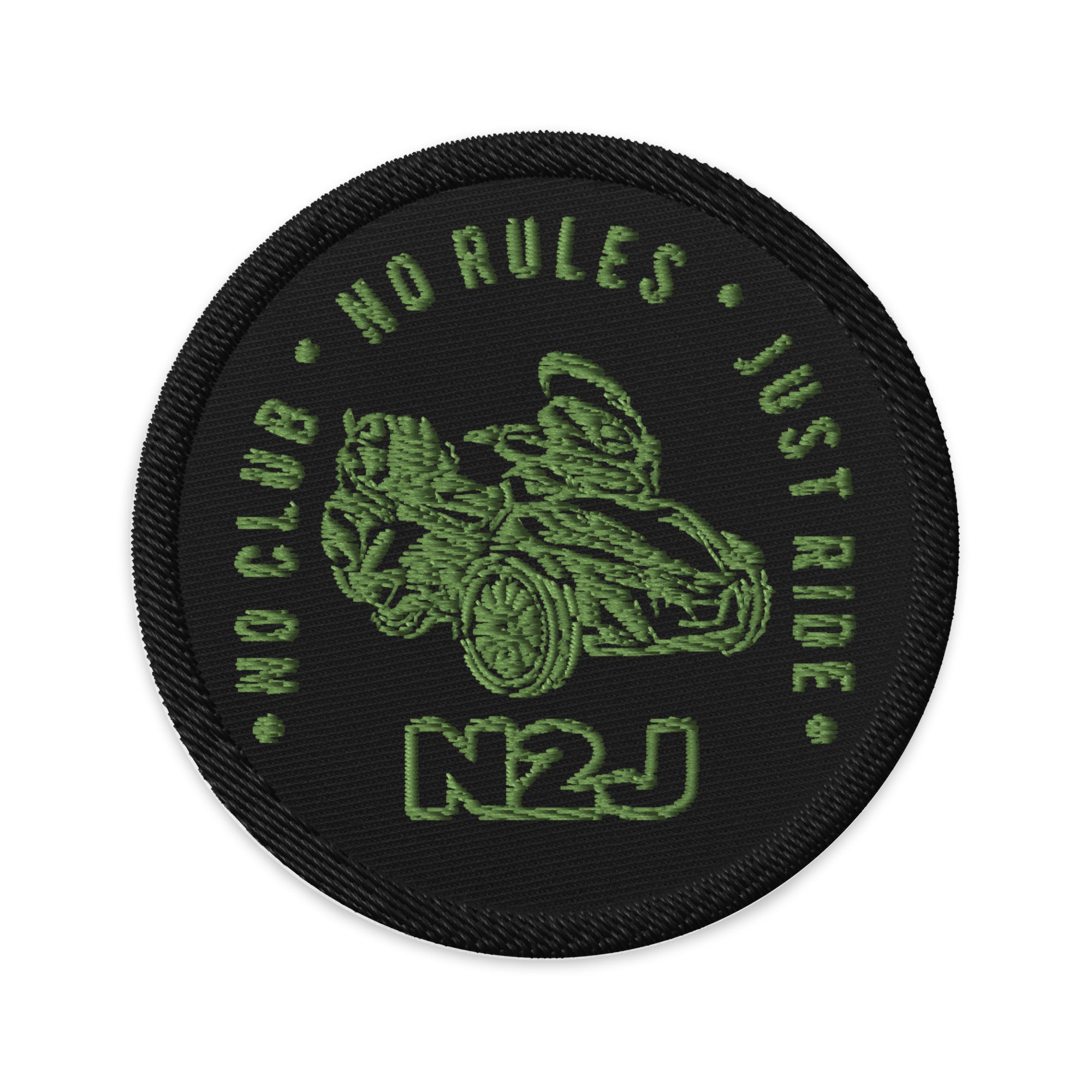 N2J main RTL Embroidered patches