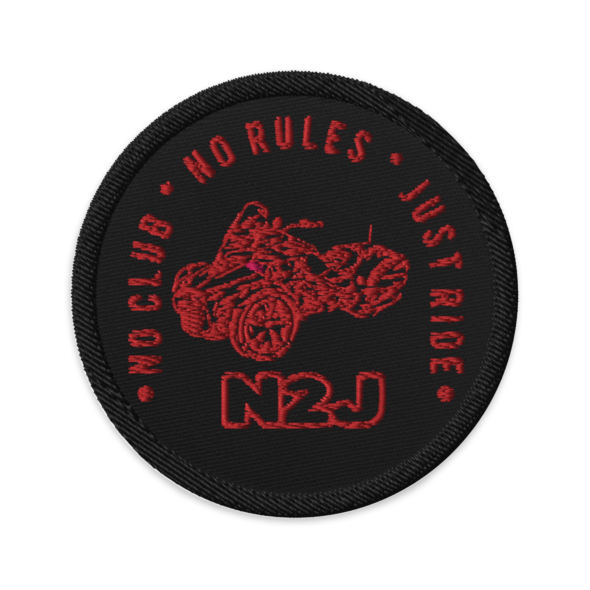 N2J F3 Embroidered patches