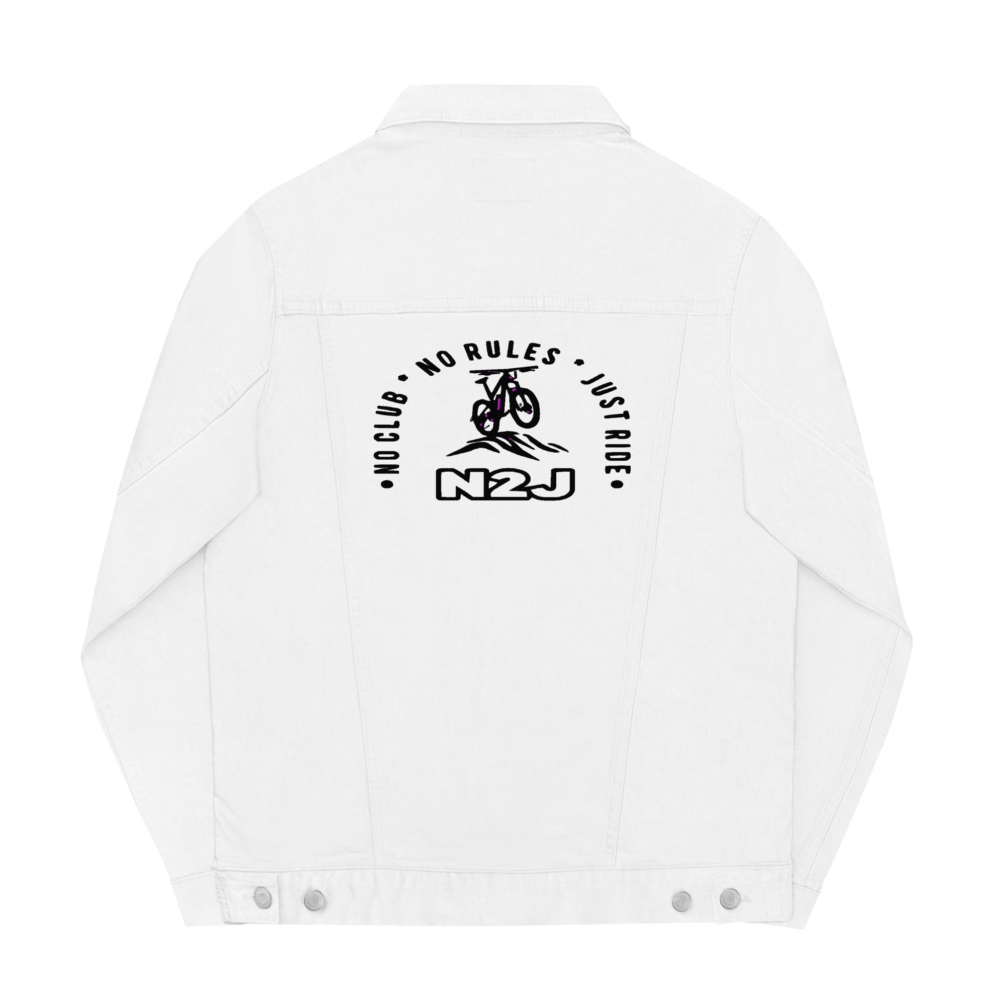 N2J Bicycle Unisex denim jacket