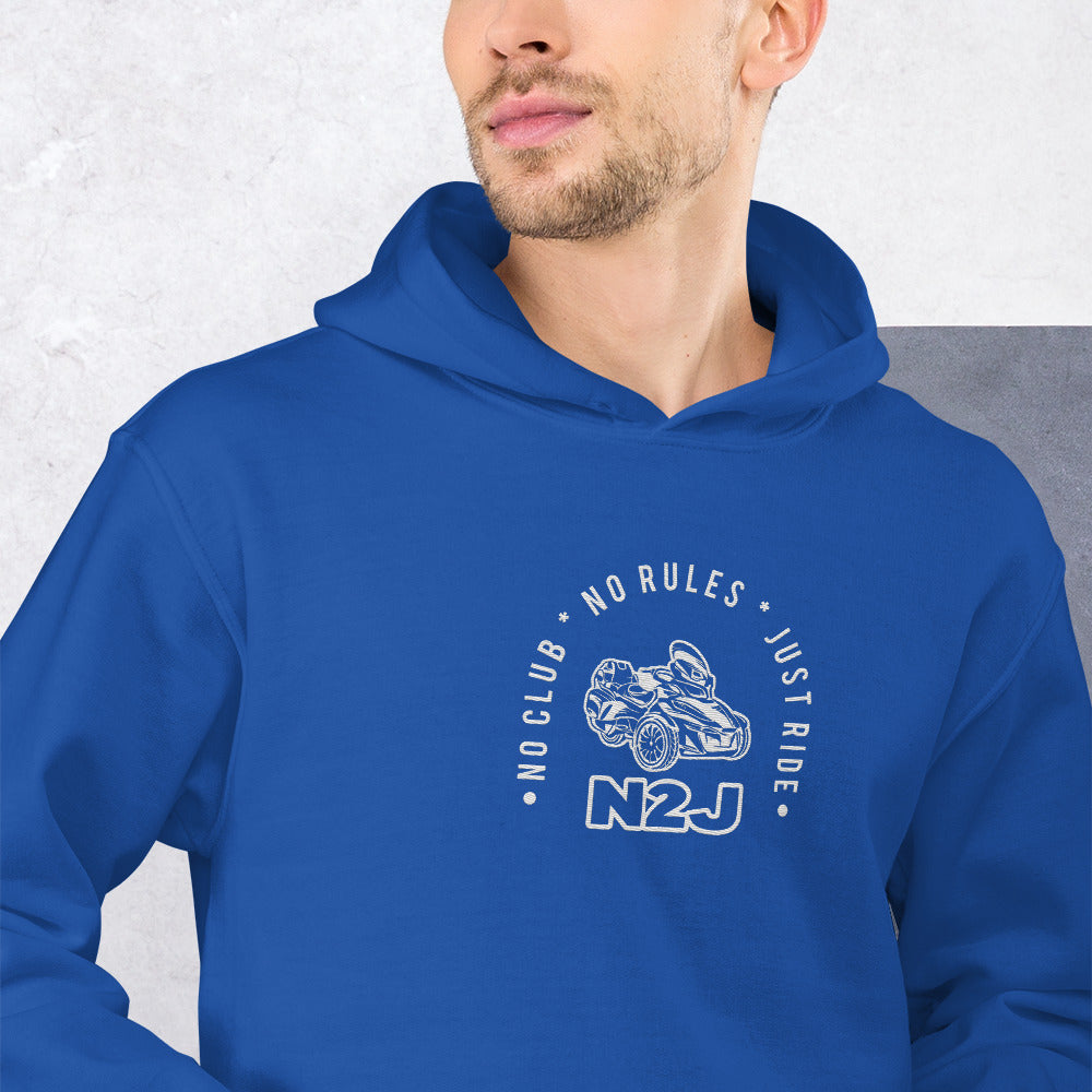 Unisex Embroidered Hoodie