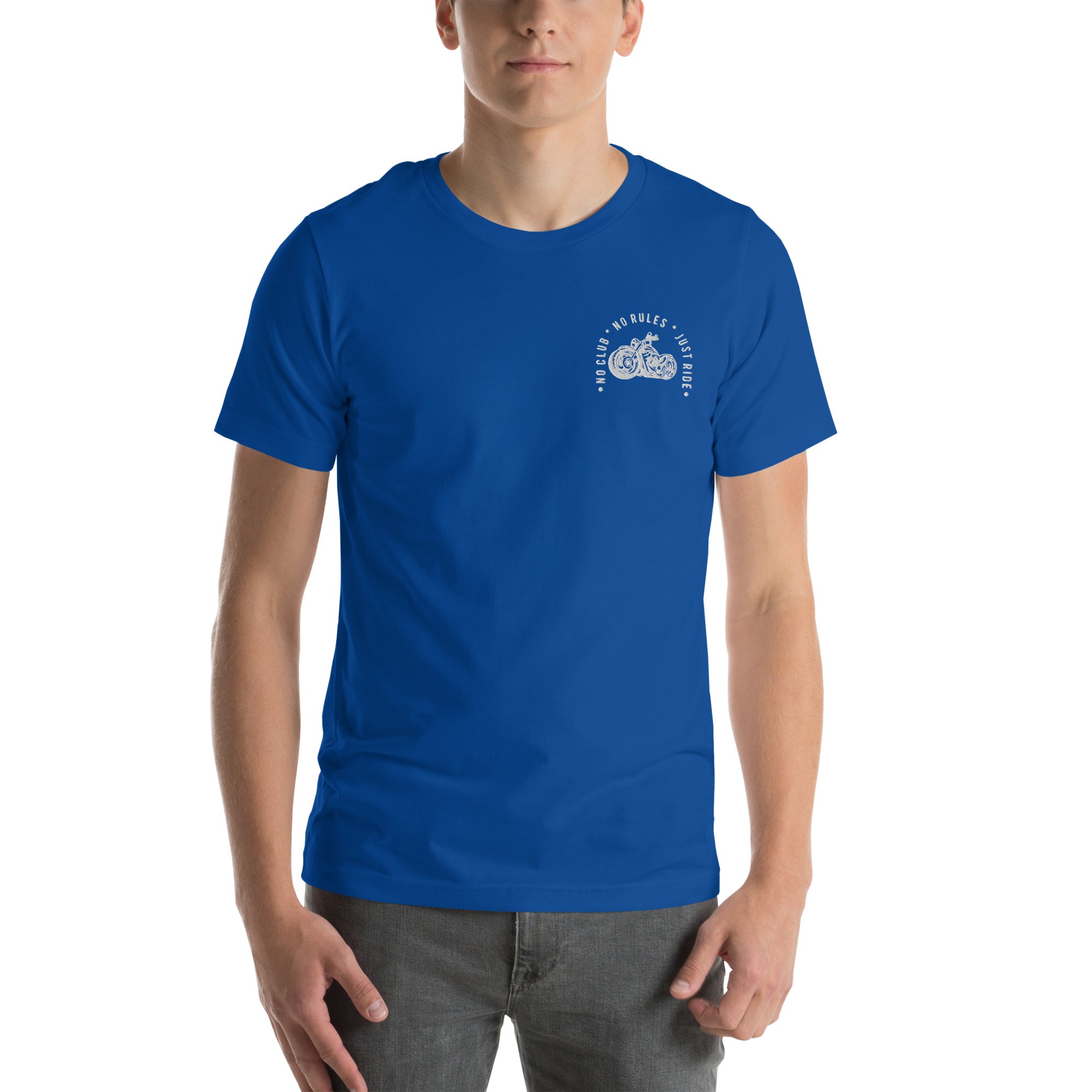 N2J 2 Wheels No Logo Embroidery Unisex T-shirt