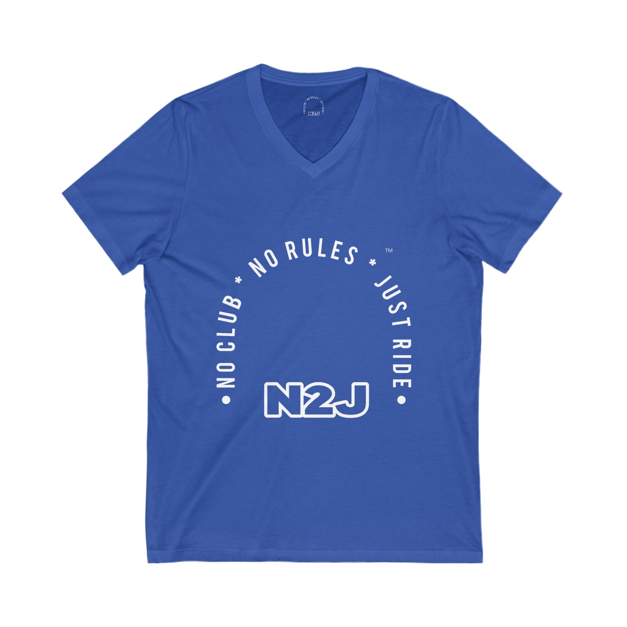 N2J Main Unisex Jersey Short Sleeve V-Neck Tee