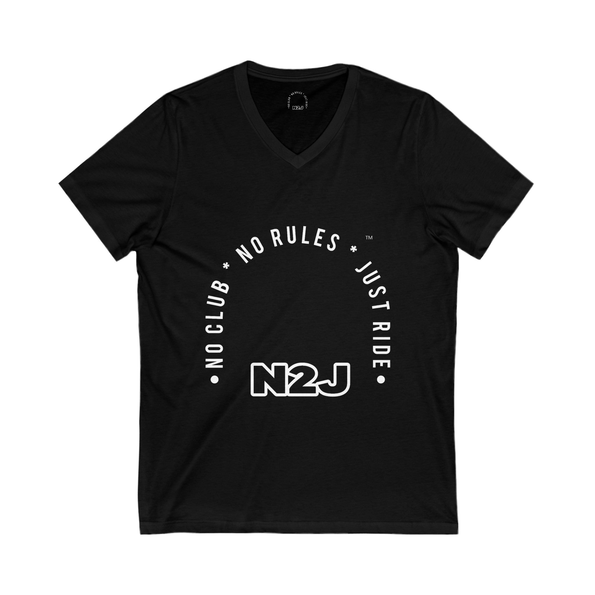 N2J Main Unisex Jersey Short Sleeve V-Neck Tee