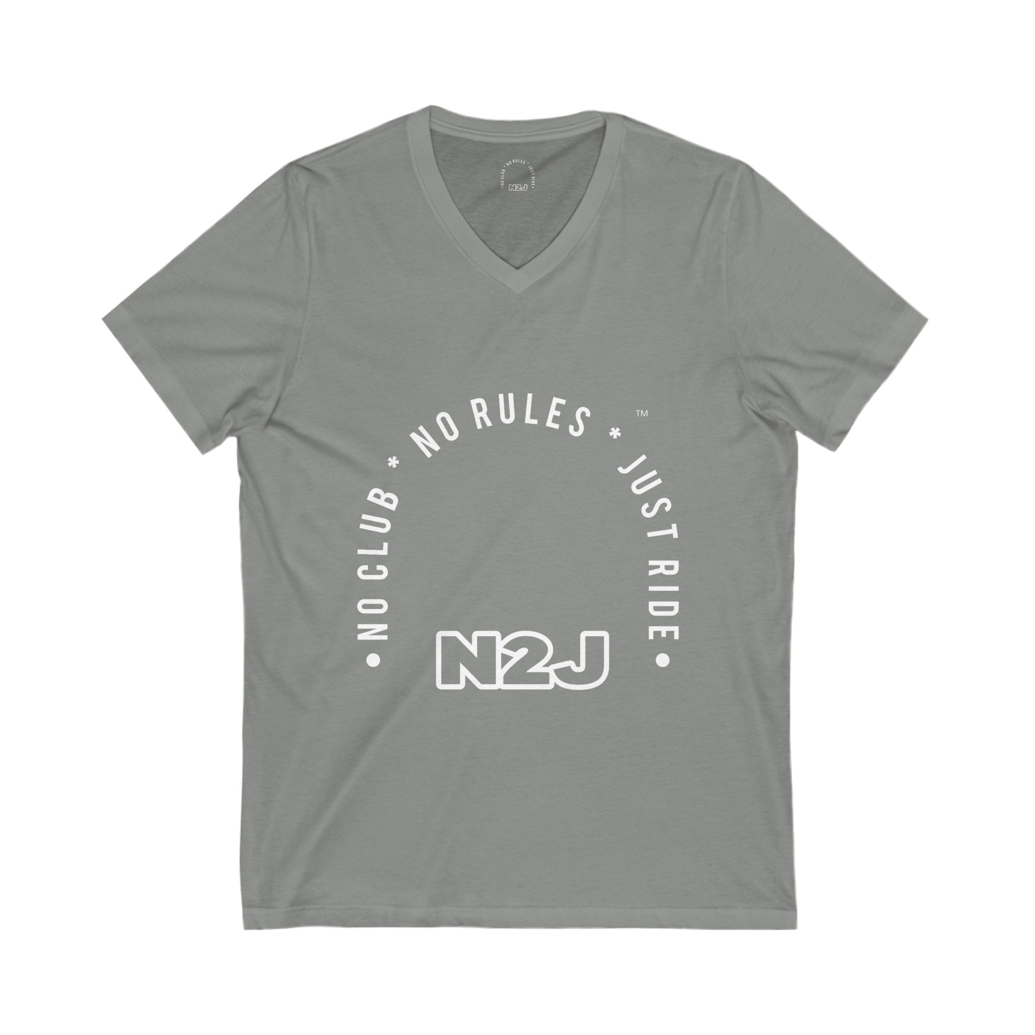 N2J Main Unisex Jersey Short Sleeve V-Neck Tee