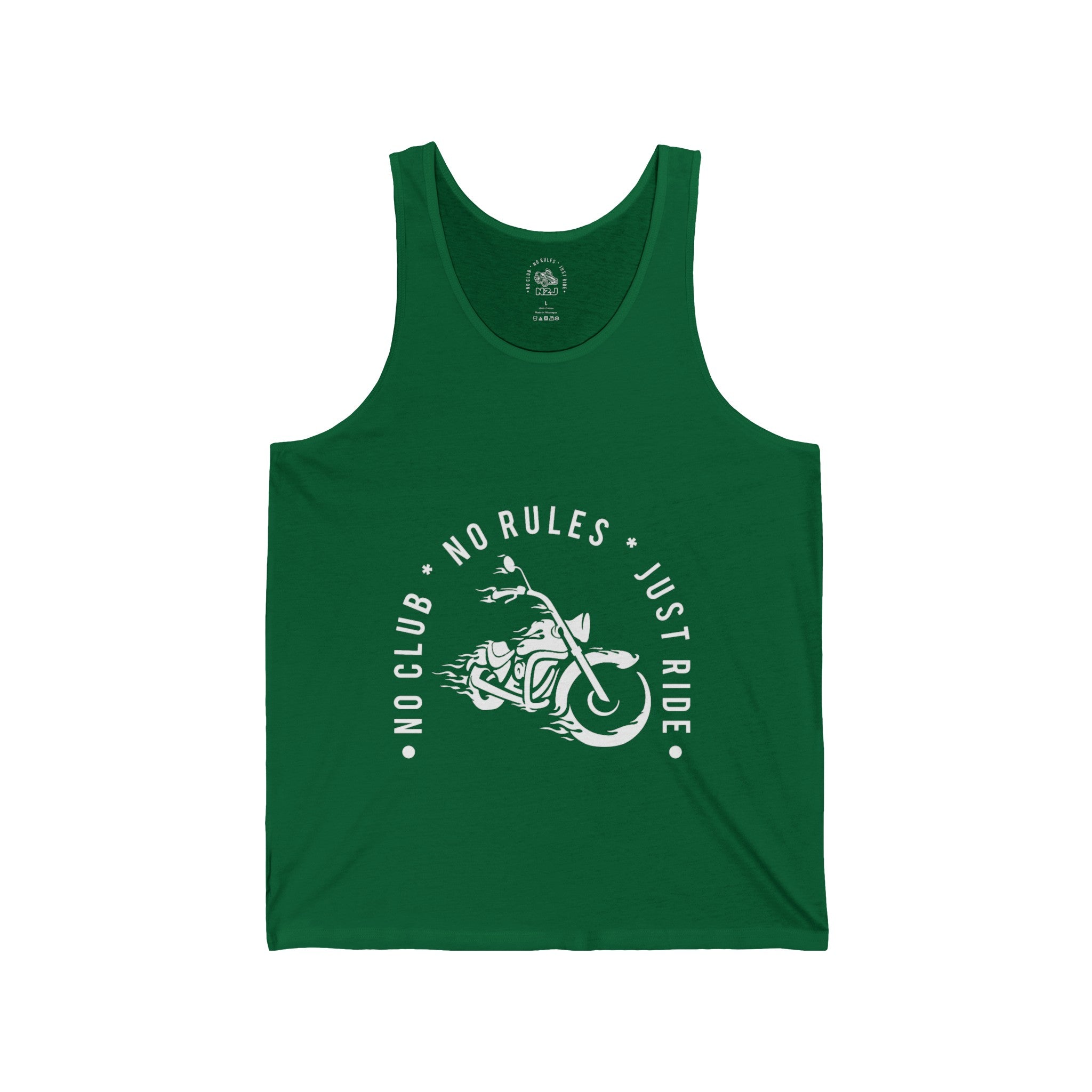 N2J Hot 2 Wheels No logo Unisex Jersey Tank