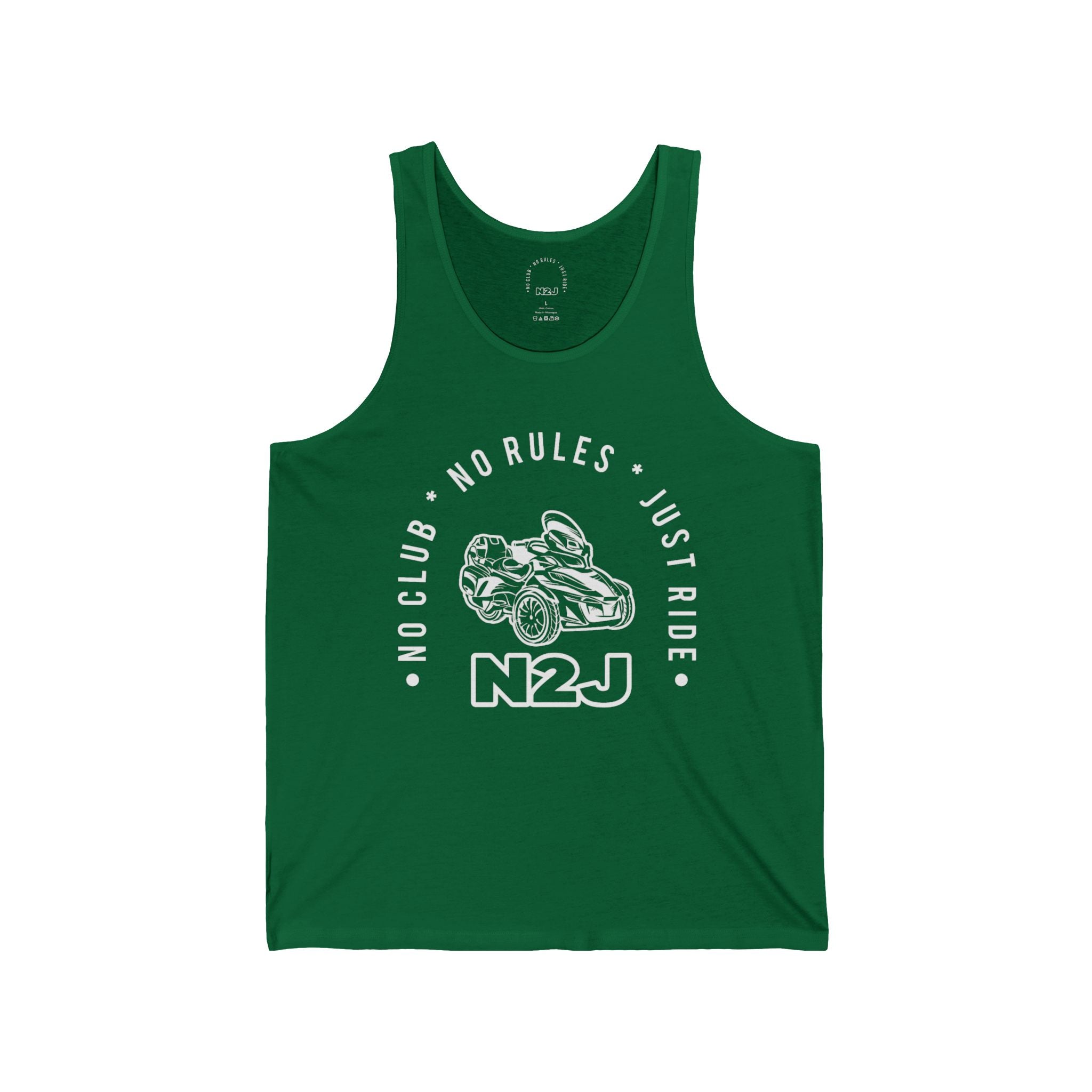 N2J Main no logo Unisex Jersey Tank