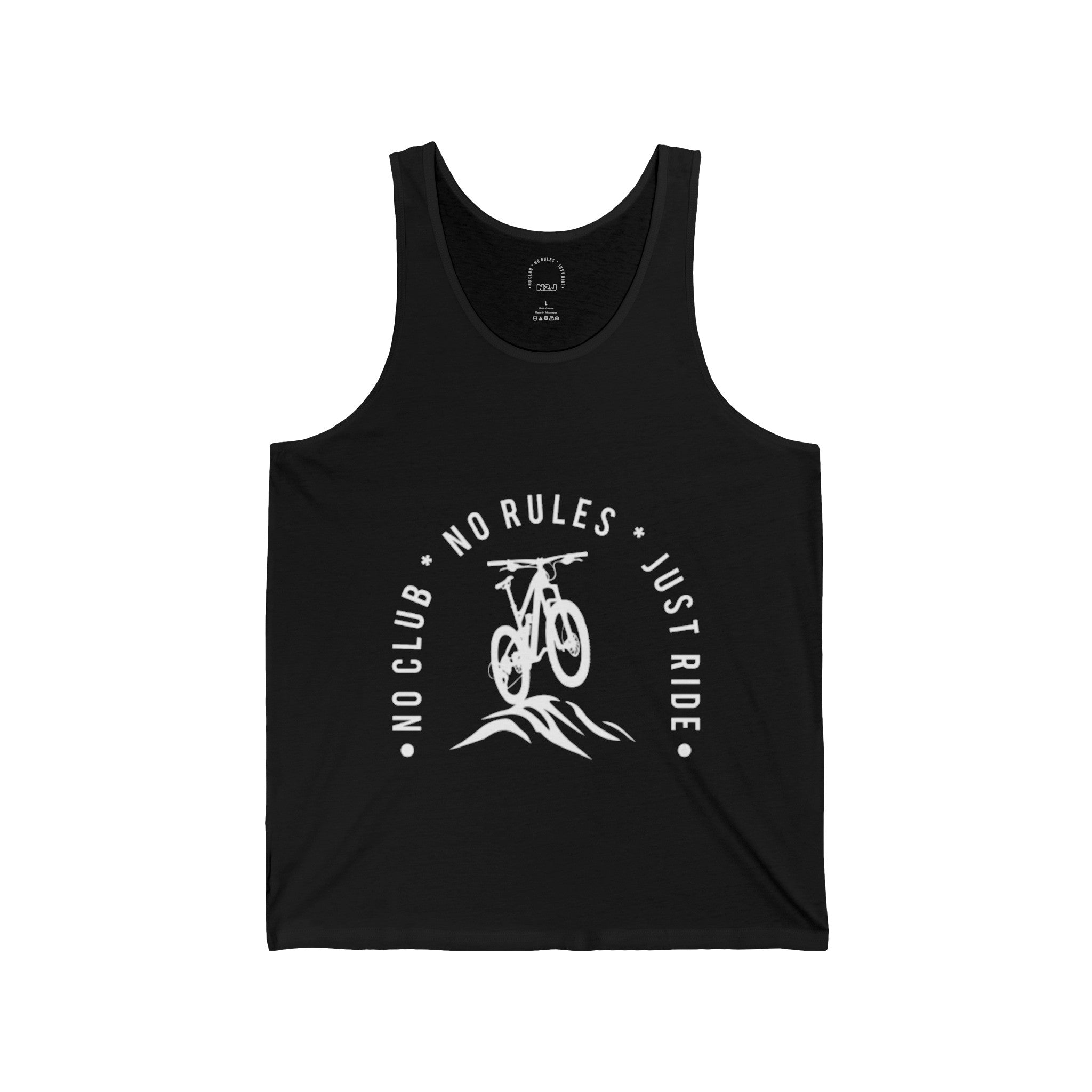 N2J Bicycle No Logo Unisex Jersey Tank