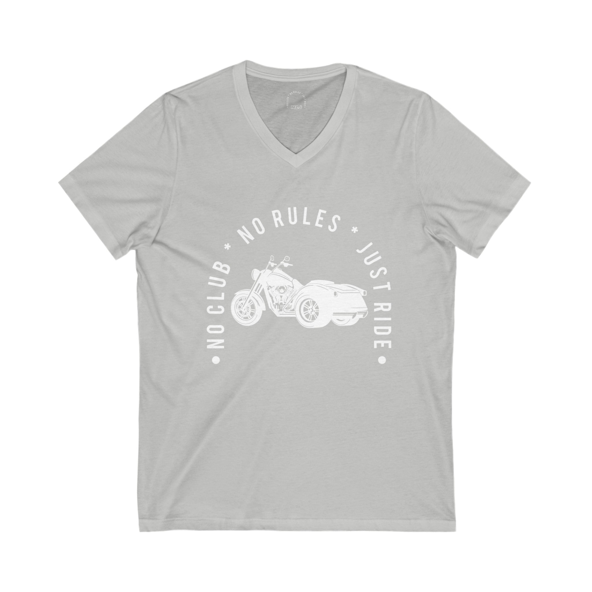 N2J trike no logo Unisex Jersey Short Sleeve V-Neck Tee