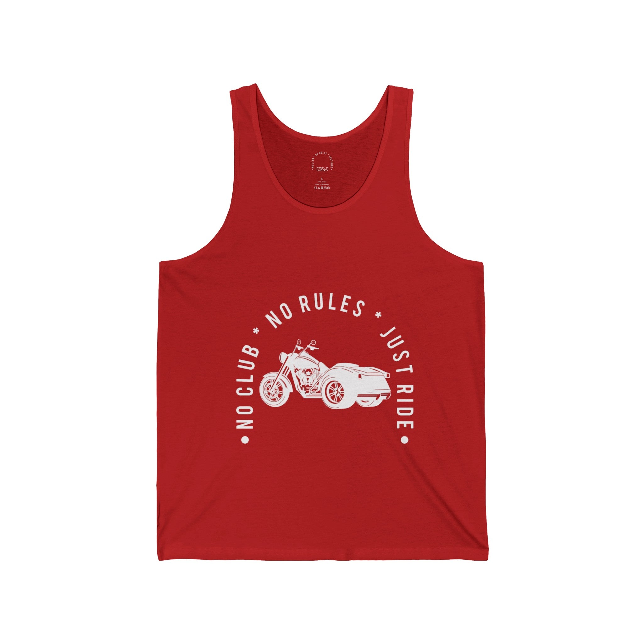 N2J trike no logo Unisex Jersey Tank