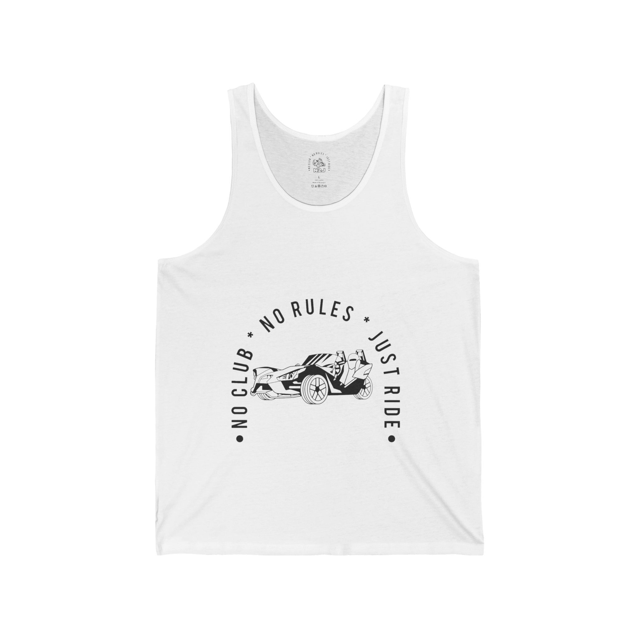 N2J slingshot 1 no logo Unisex Jersey Tank