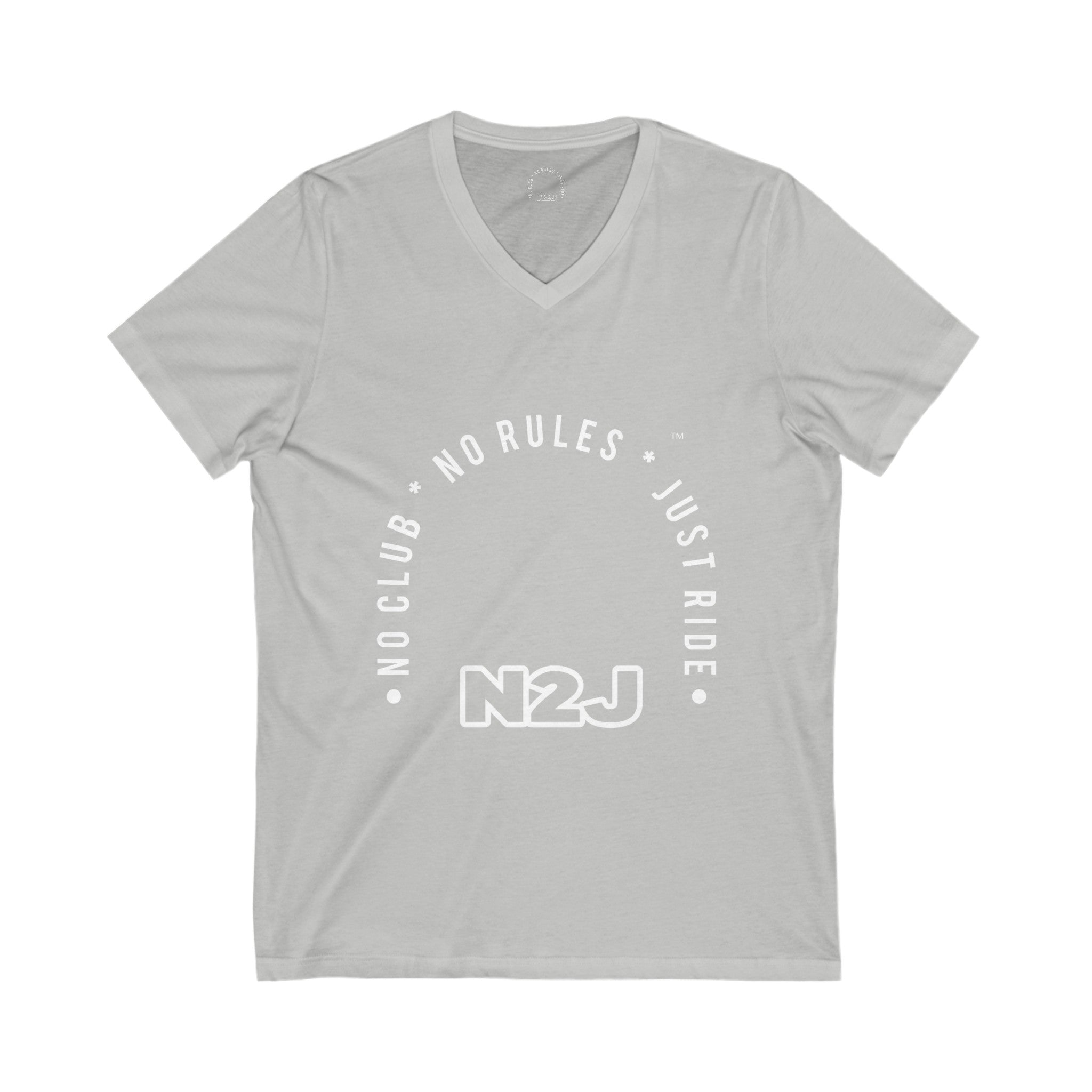 N2J Main Unisex Jersey Short Sleeve V-Neck Tee