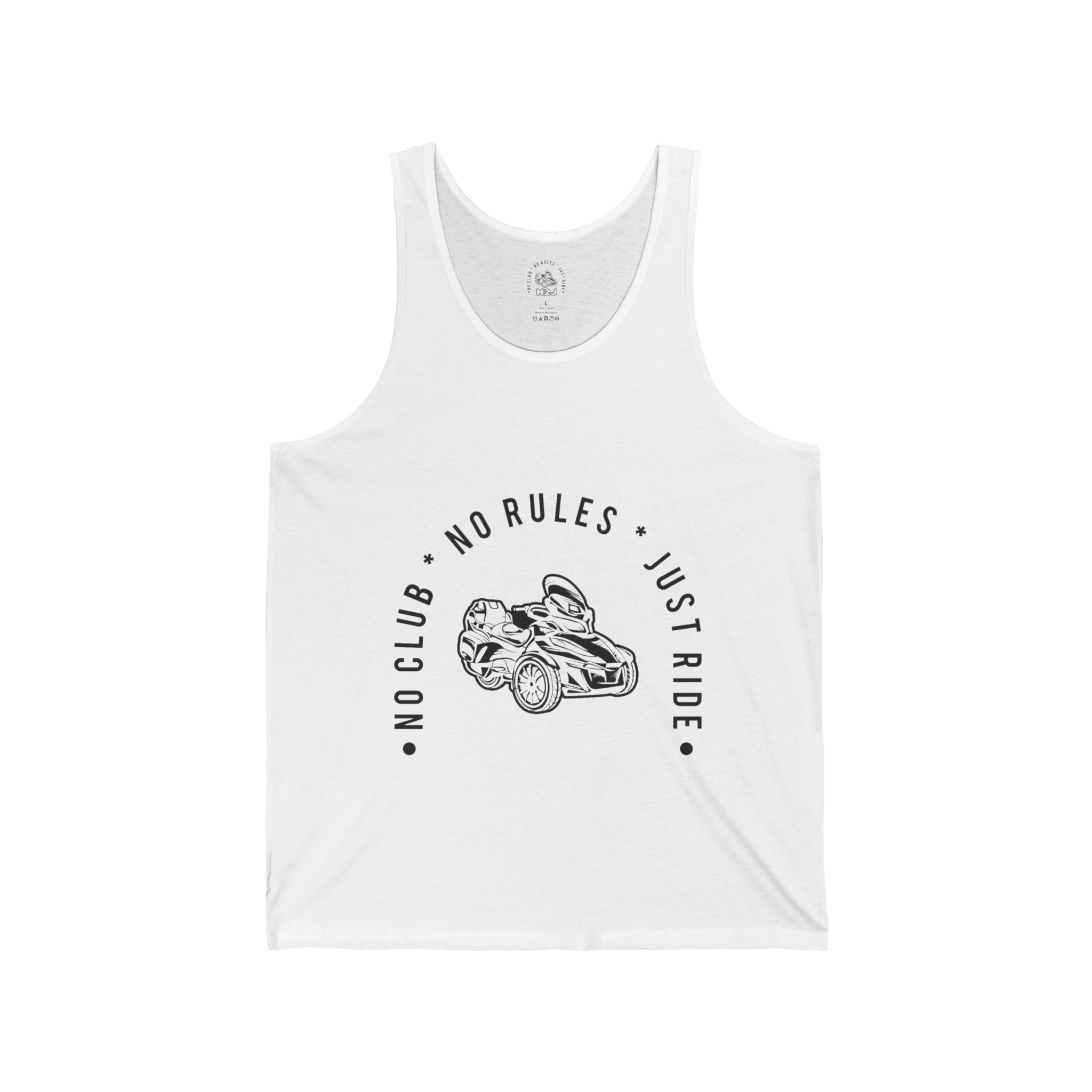 N2J Main no logo Unisex Jersey Tank