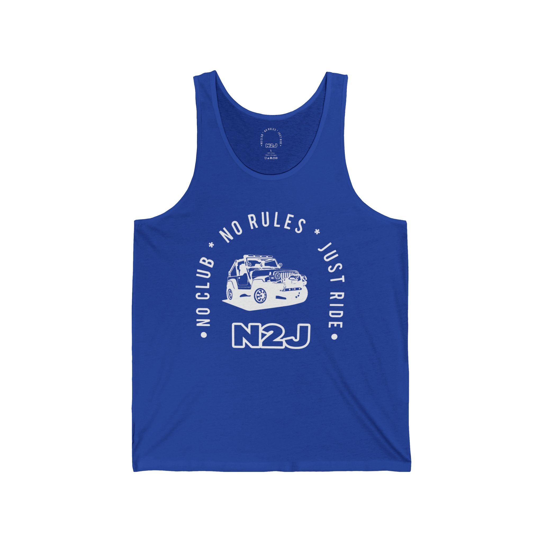 N2J Jeep No logo Unisex Jersey Tank