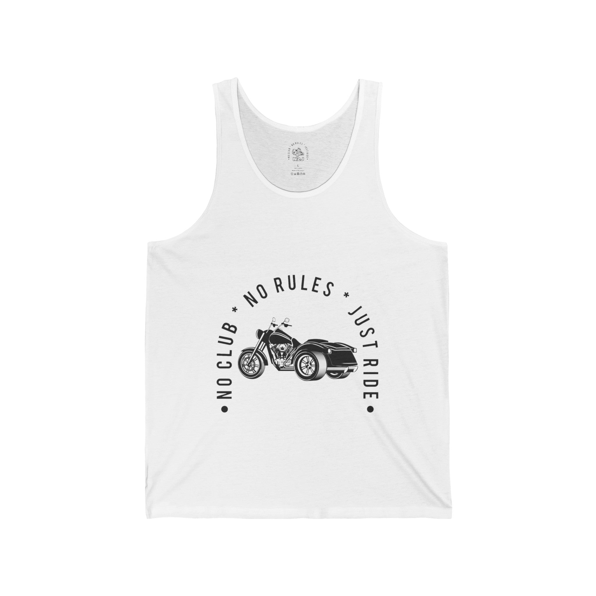 N2J trike no logo Unisex Jersey Tank