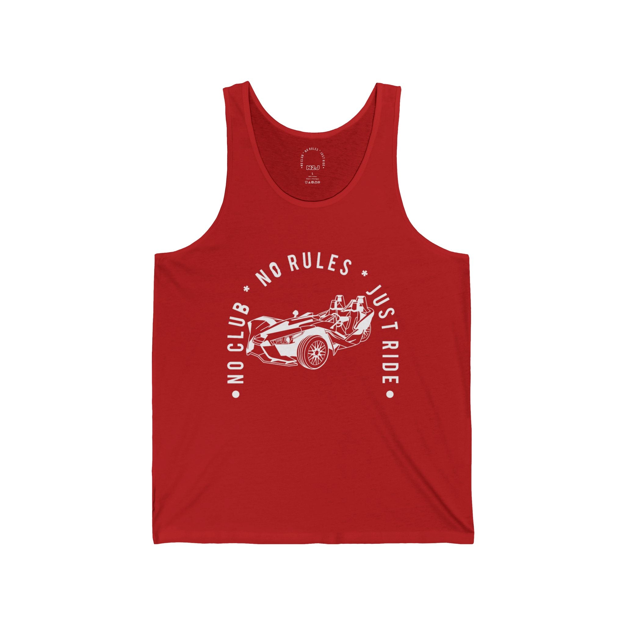 N2J slingshot 1 no logo Unisex Jersey Tank