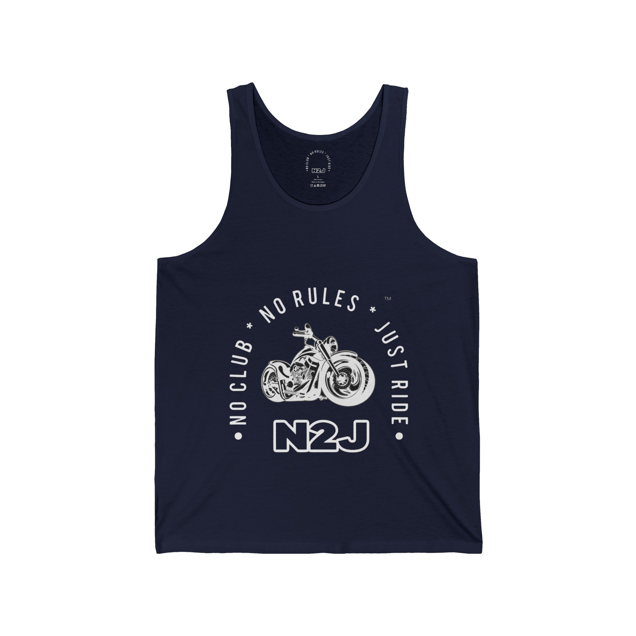 N2J 2 Wheels Unisex Jersey Tank