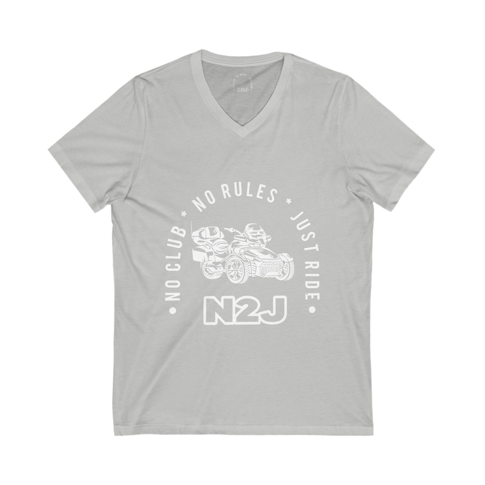 N2J F3B Unisex Jersey Short Sleeve V-Neck Tee