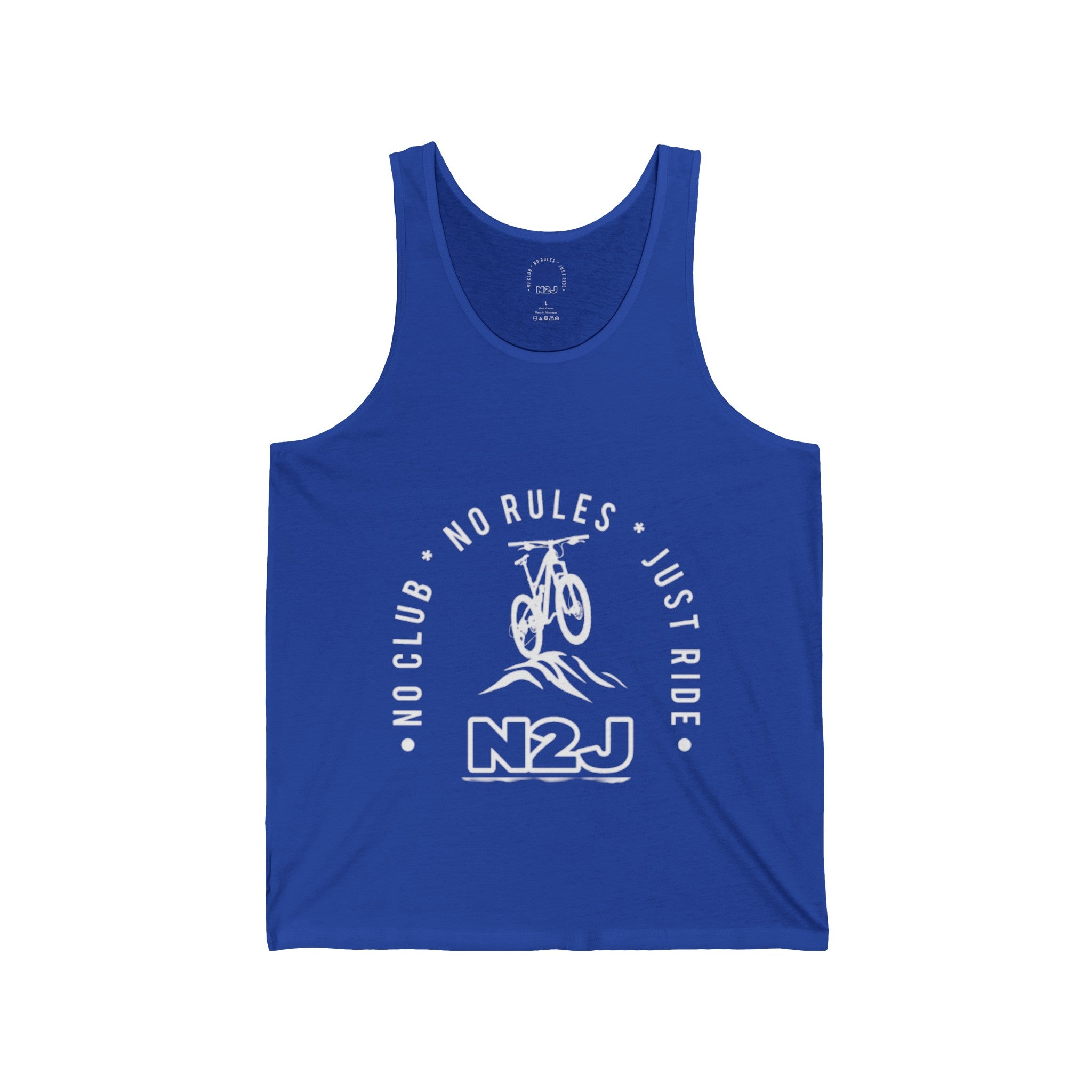 N2J Bicycle Unisex Jersey Tank