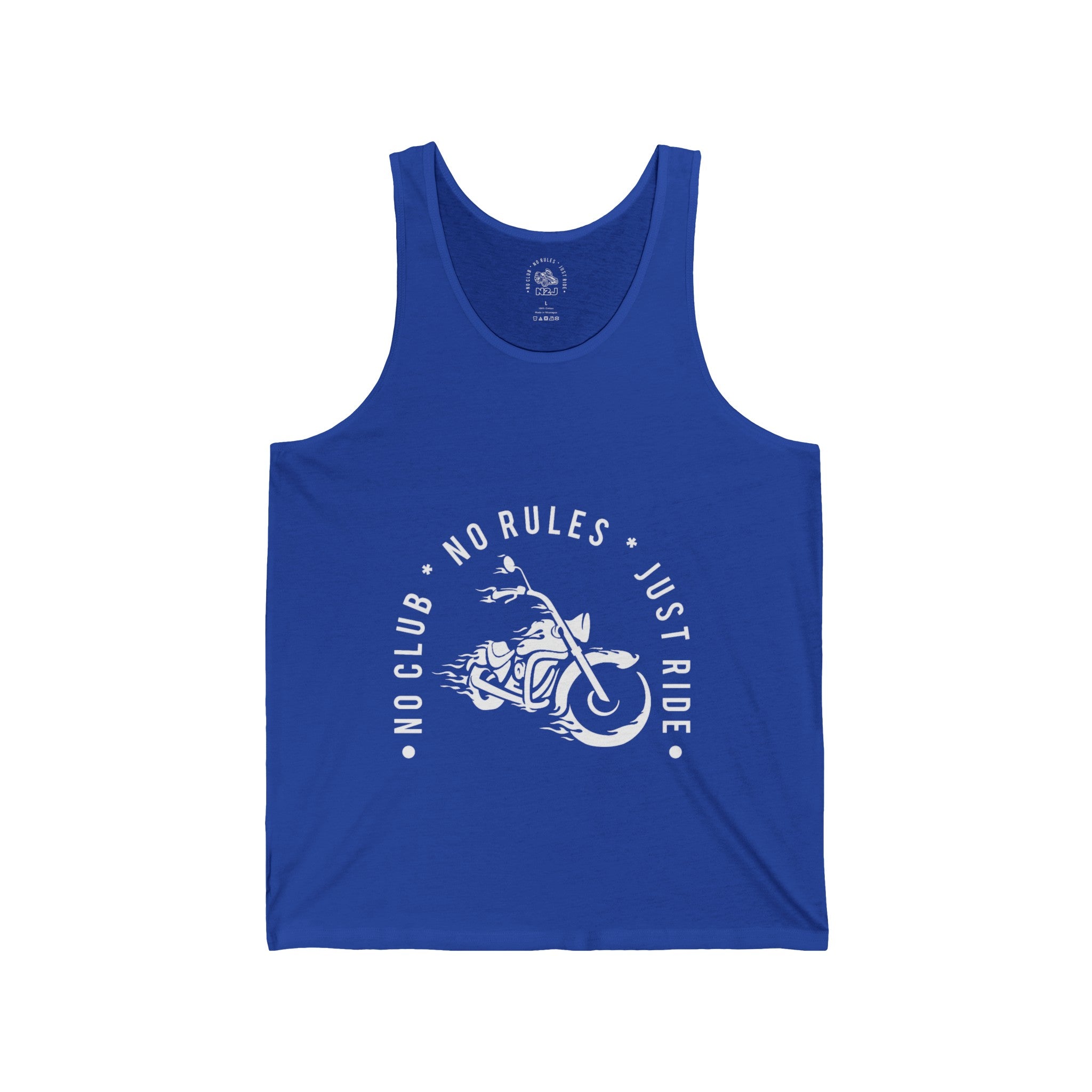 N2J Hot 2 Wheels No logo Unisex Jersey Tank