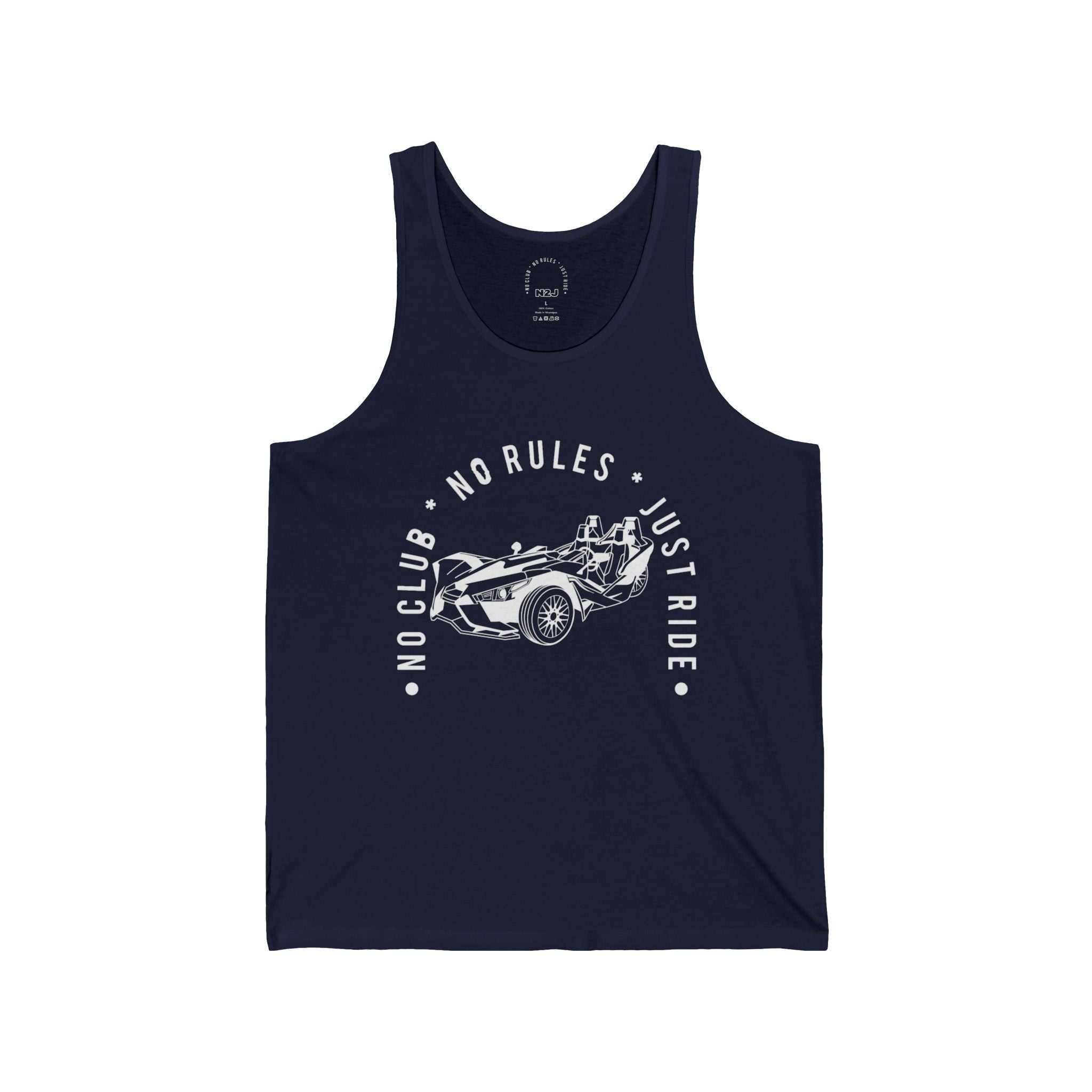 N2J slingshot 1 no logo Unisex Jersey Tank