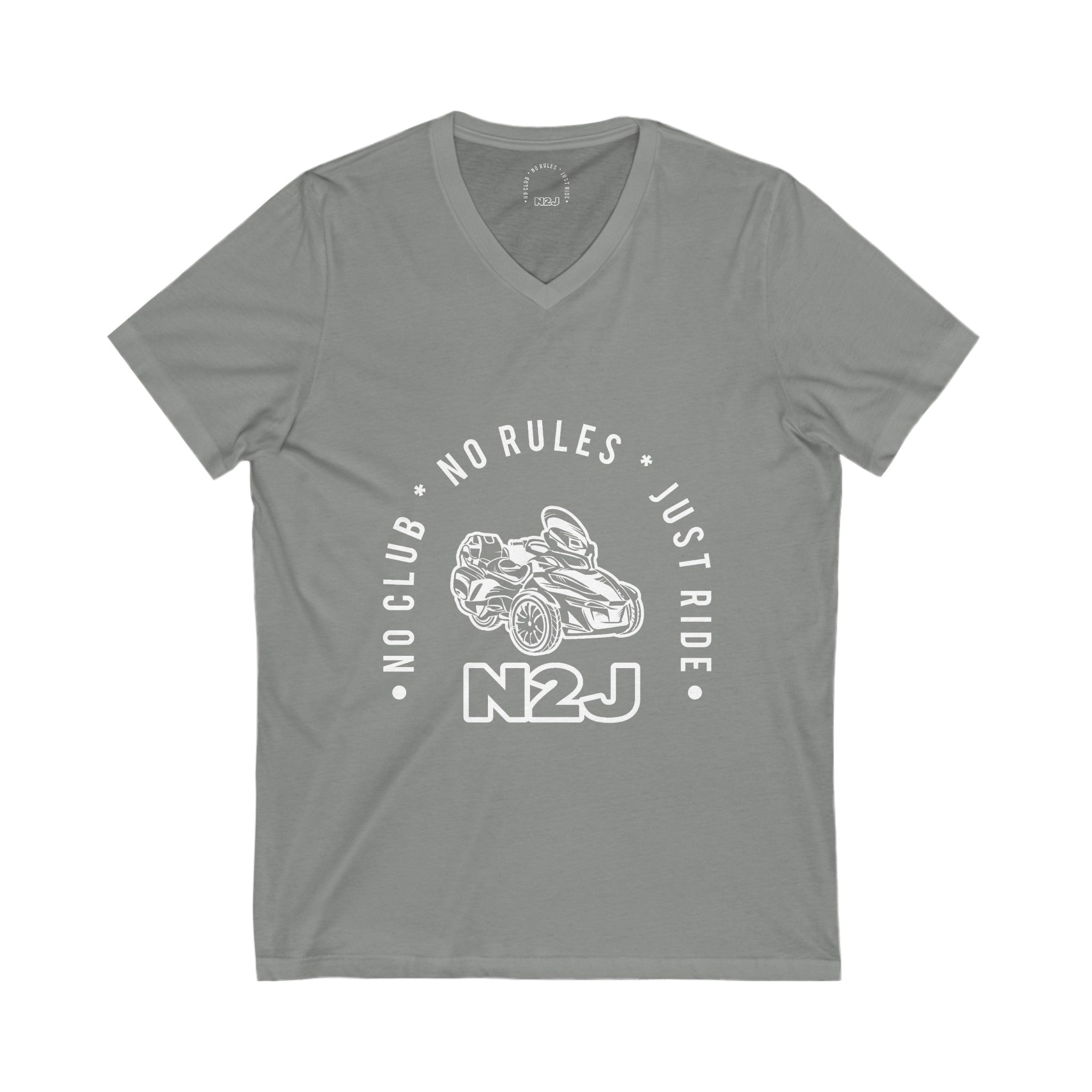 N2J Main 2  Unisex Jersey Short Sleeve V-Neck Tee