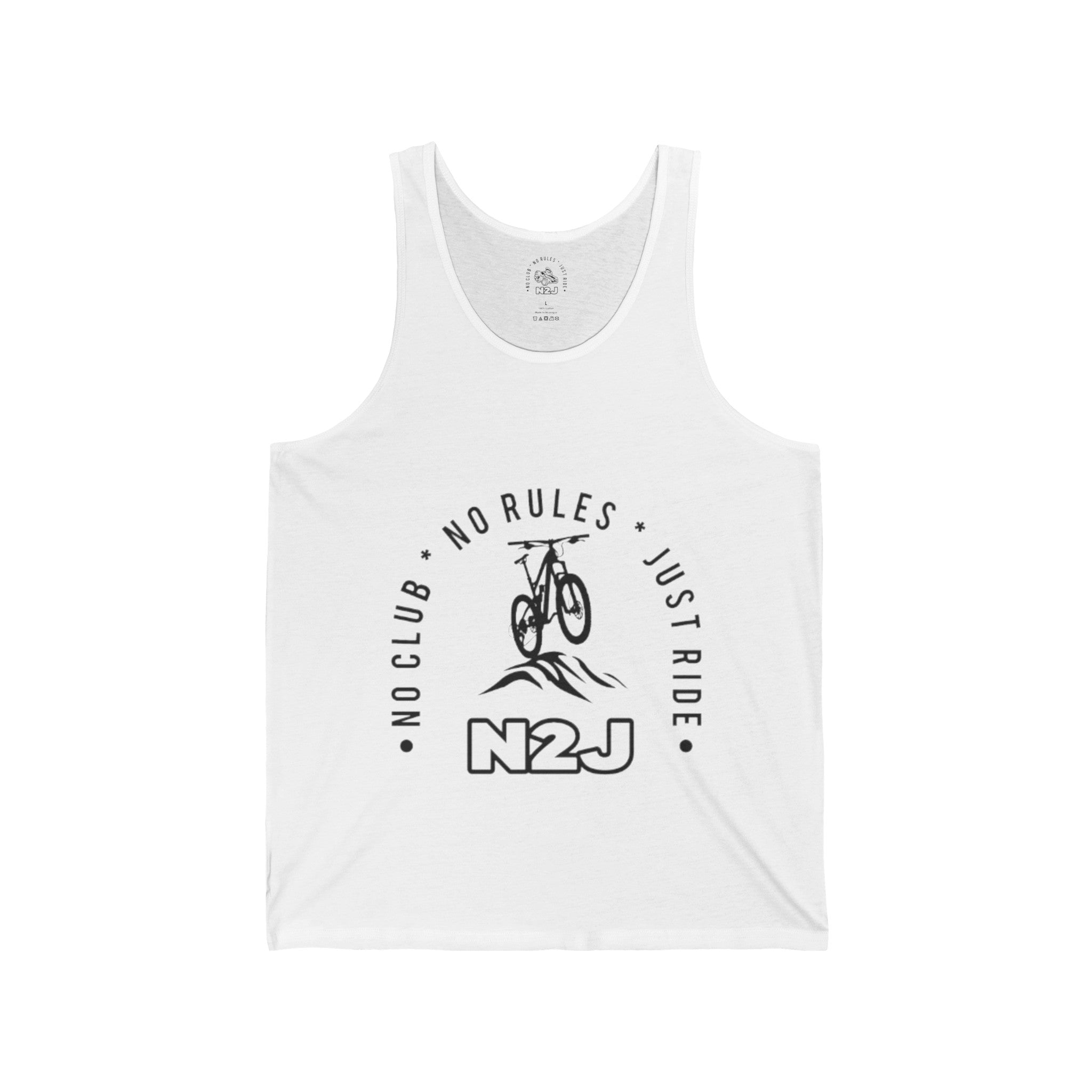 N2J Bicycle Unisex Jersey Tank