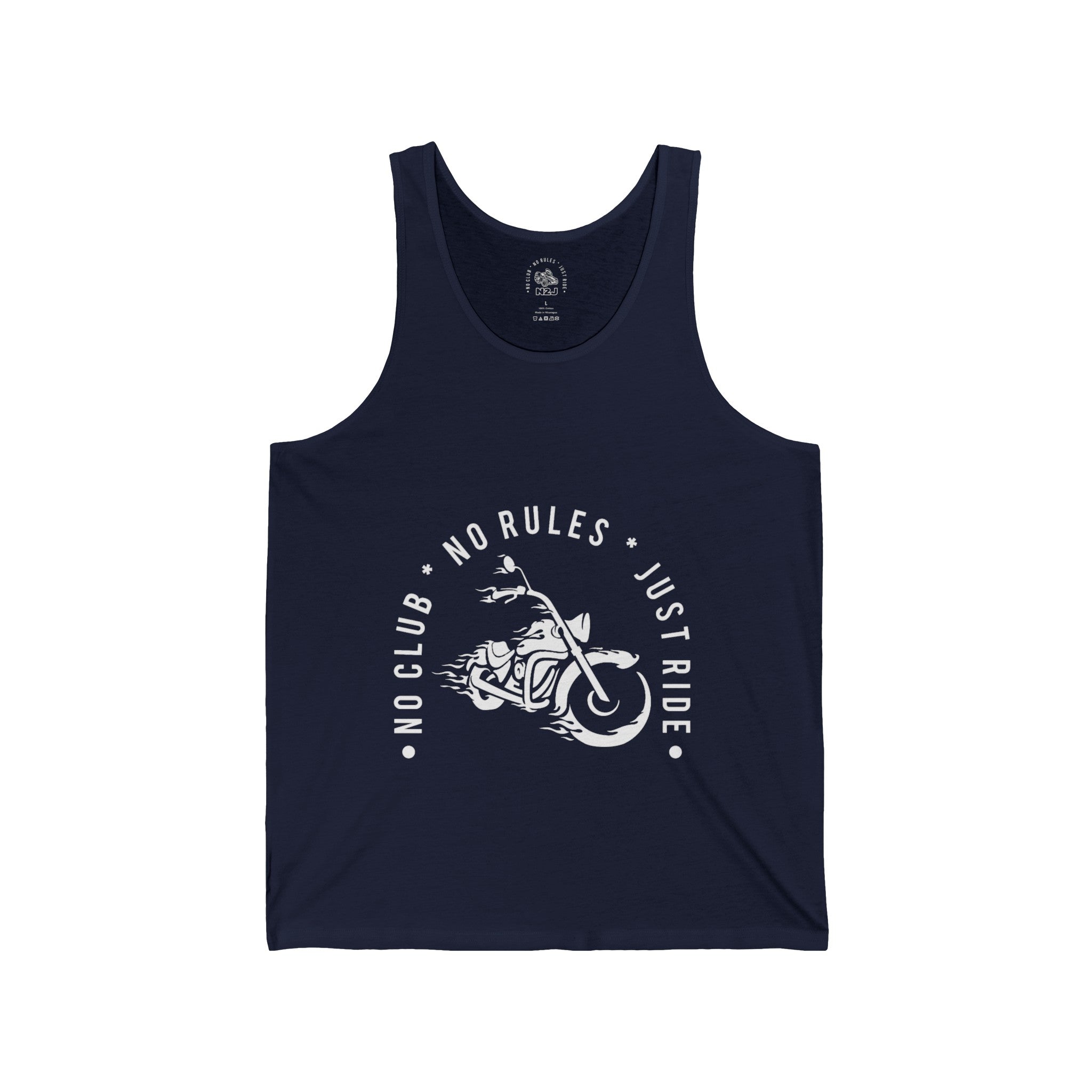 N2J Hot 2 Wheels No logo Unisex Jersey Tank