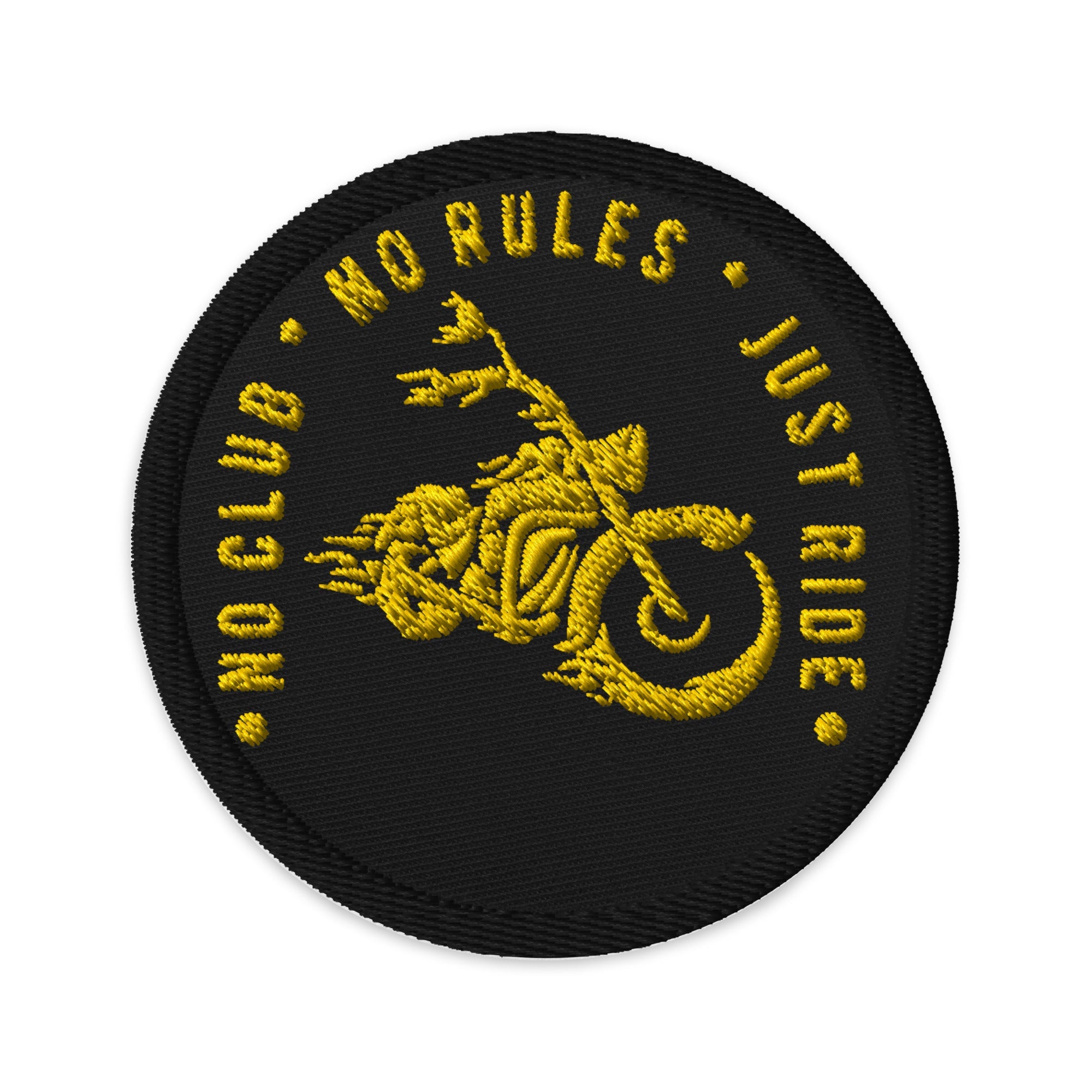 N2J Hot 2 Wheels No logo Embroidered patches